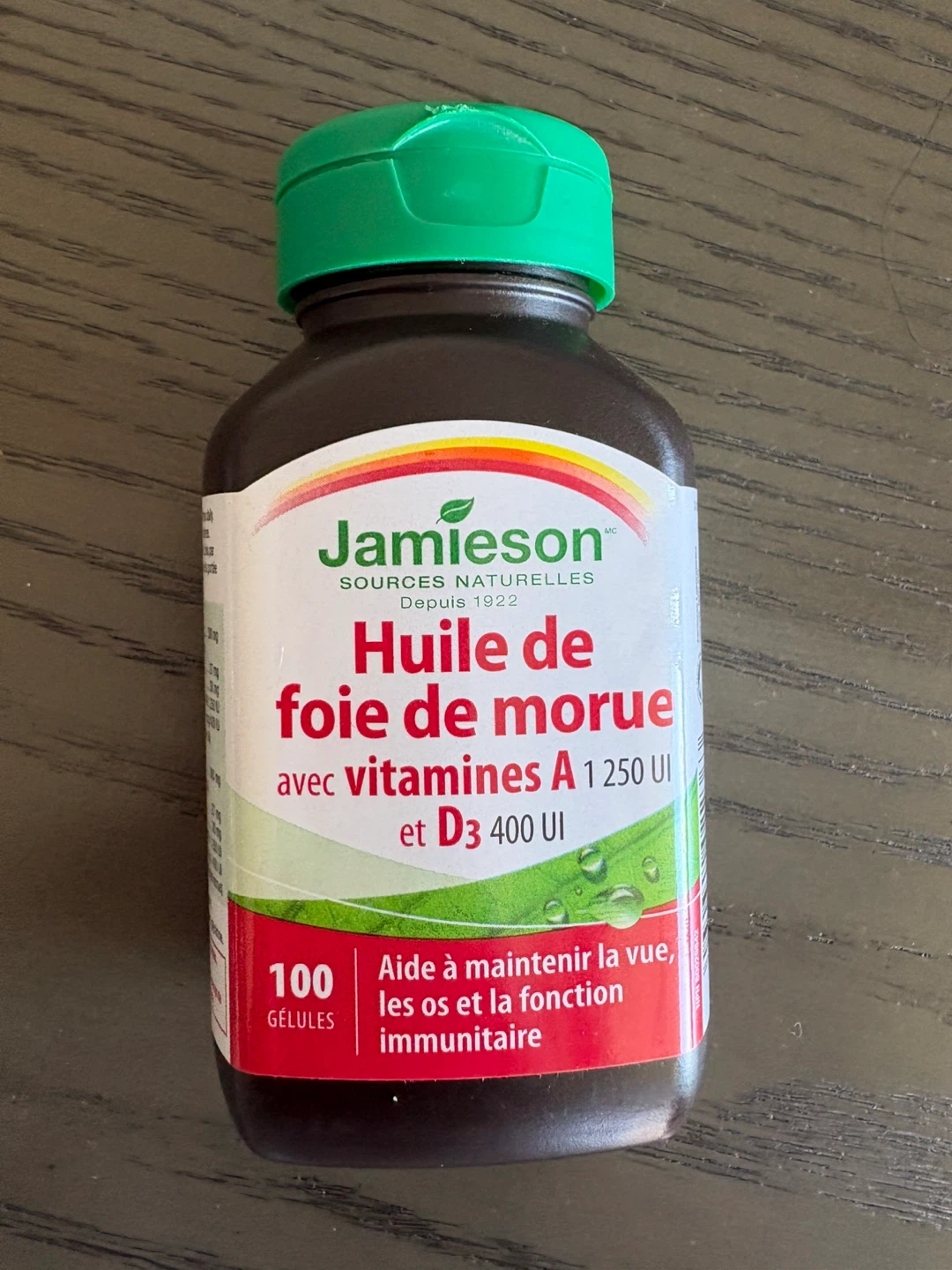 Jamieson Cod Liver Oil with Vitamins A & D3 Softgels - 100 Count - photo 2
