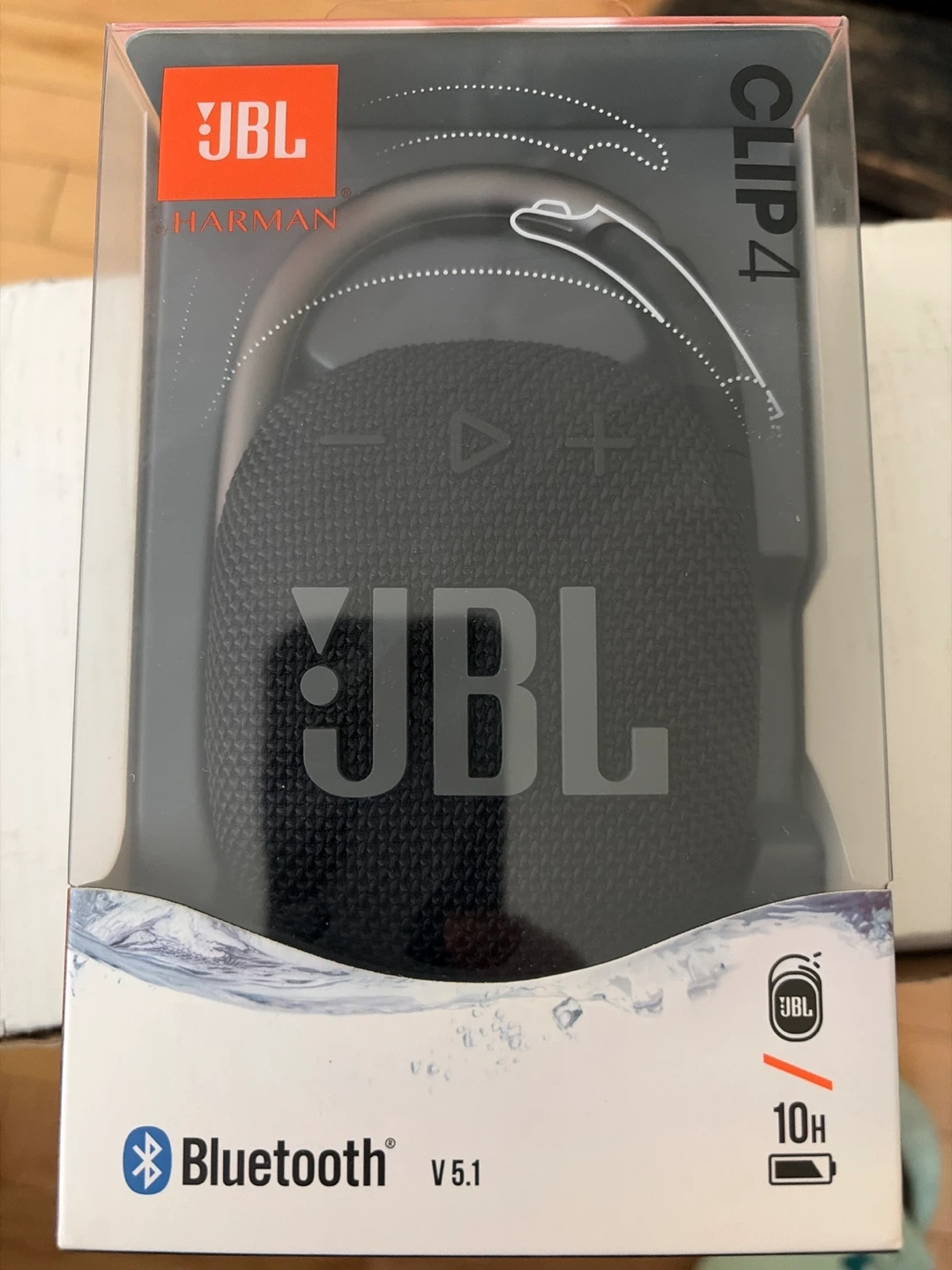 JBL CLIP 4 Portable Bluetooth Speaker - Black