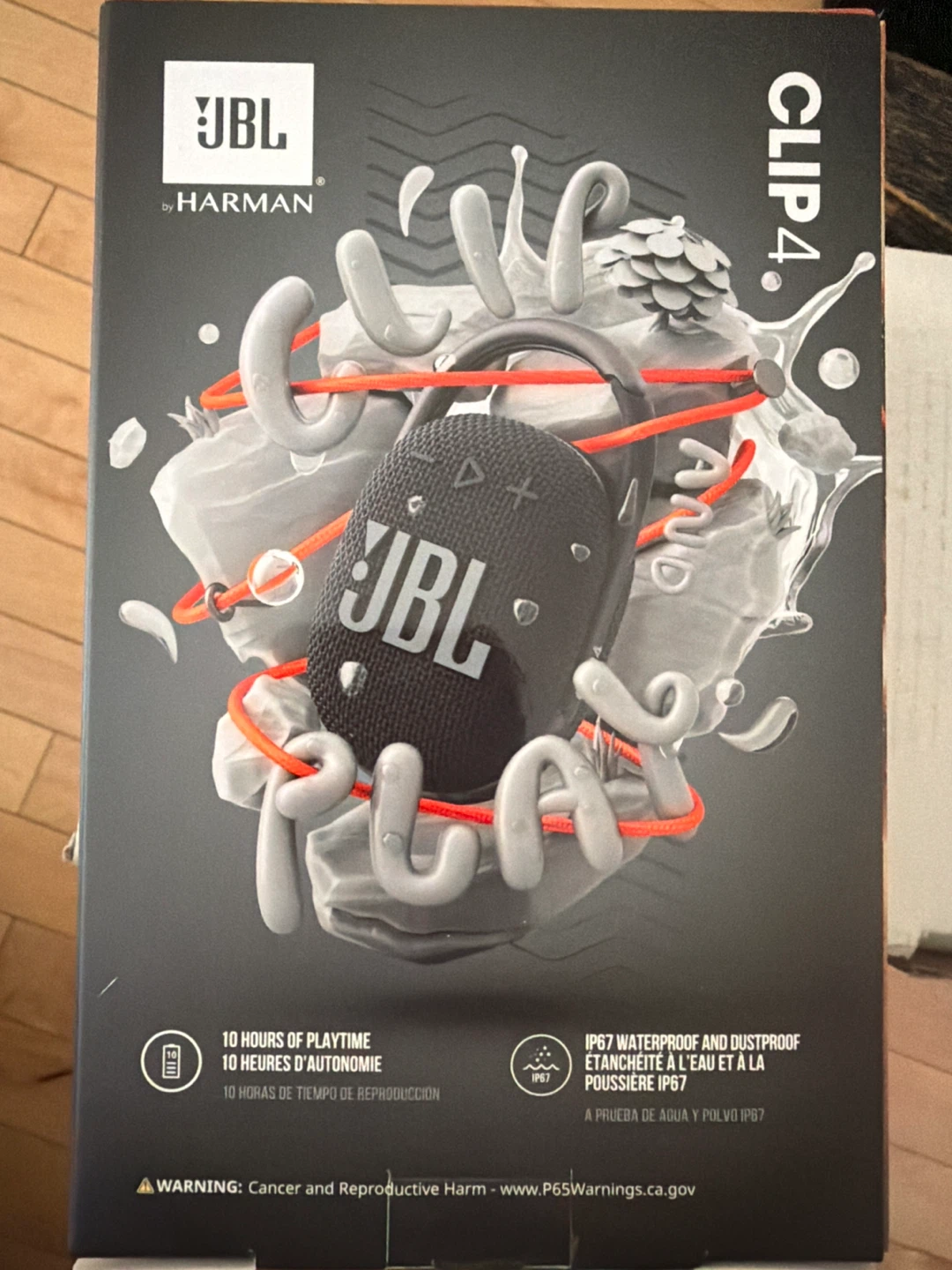 JBL CLIP 4 Portable Bluetooth Speaker - Black - photo 2
