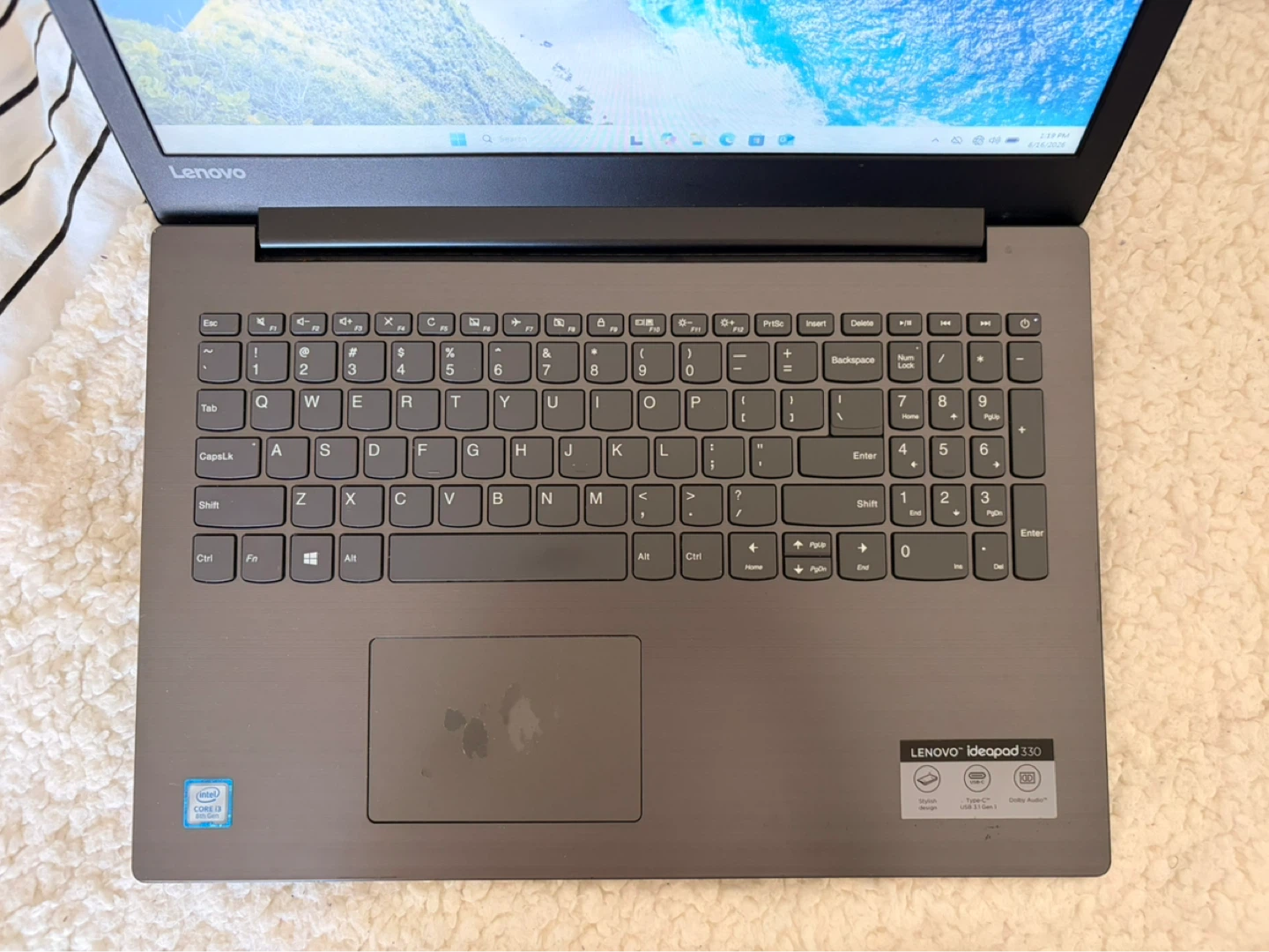 Lenovo Ideapad 330-15 Laptop — i3-8th Gen / 8Gb / 120GB SSD - photo 2