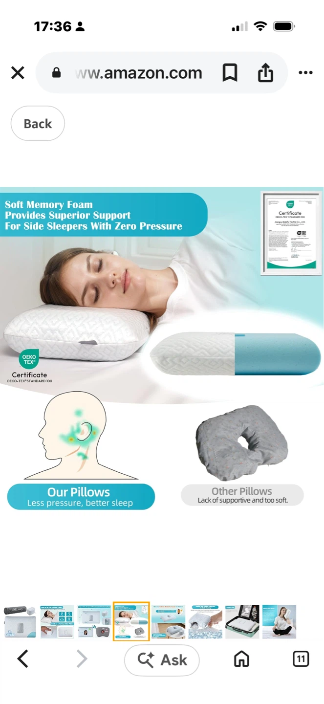 USlixury ear pillow ⚽ - photo 2