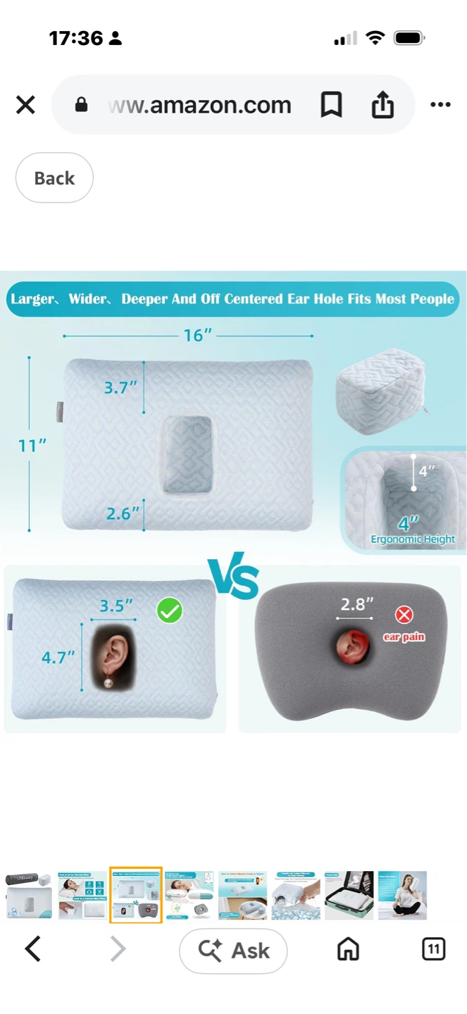 USlixury ear pillow ⚽ - photo 3