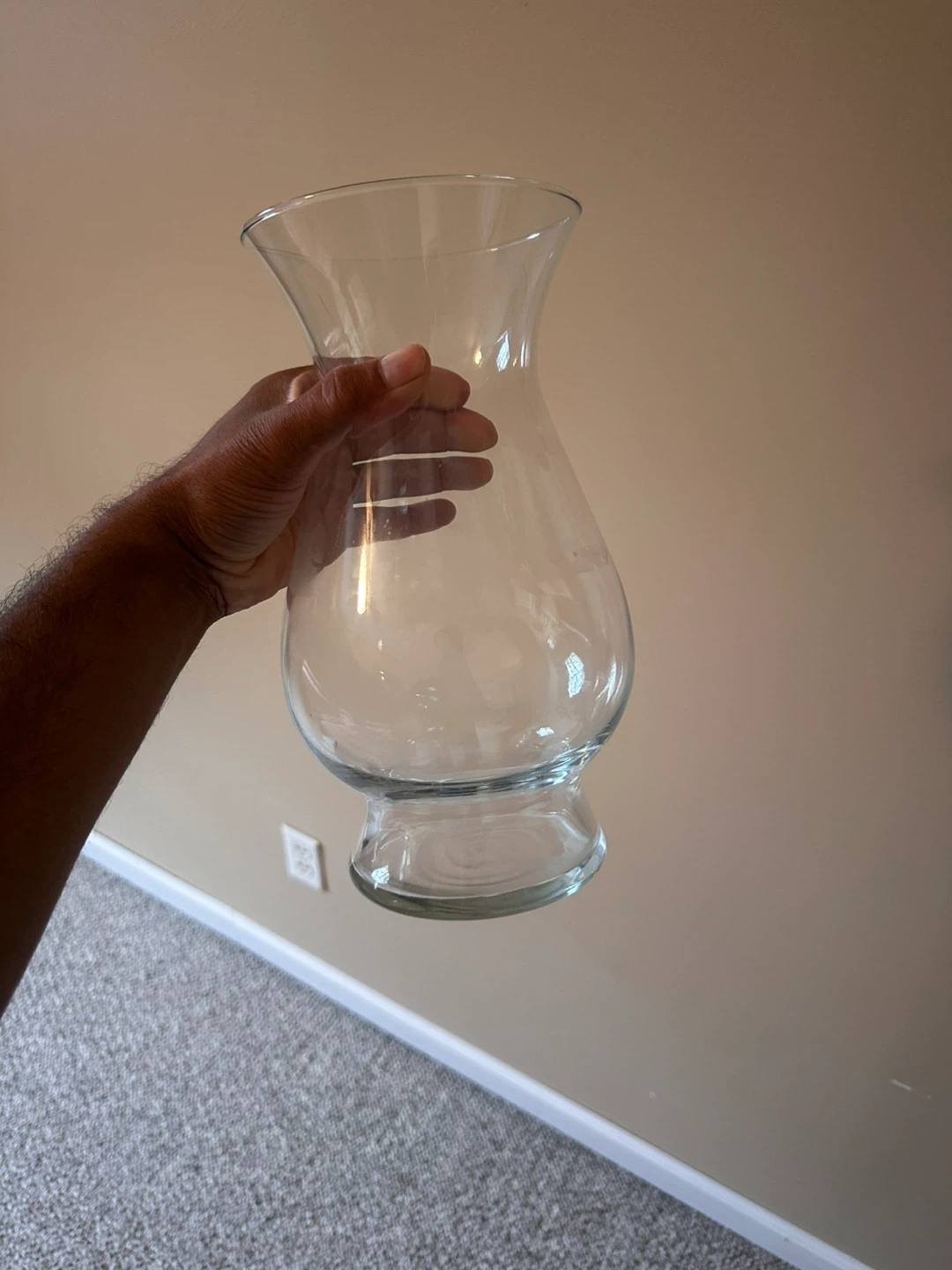 Clear Glass Vase