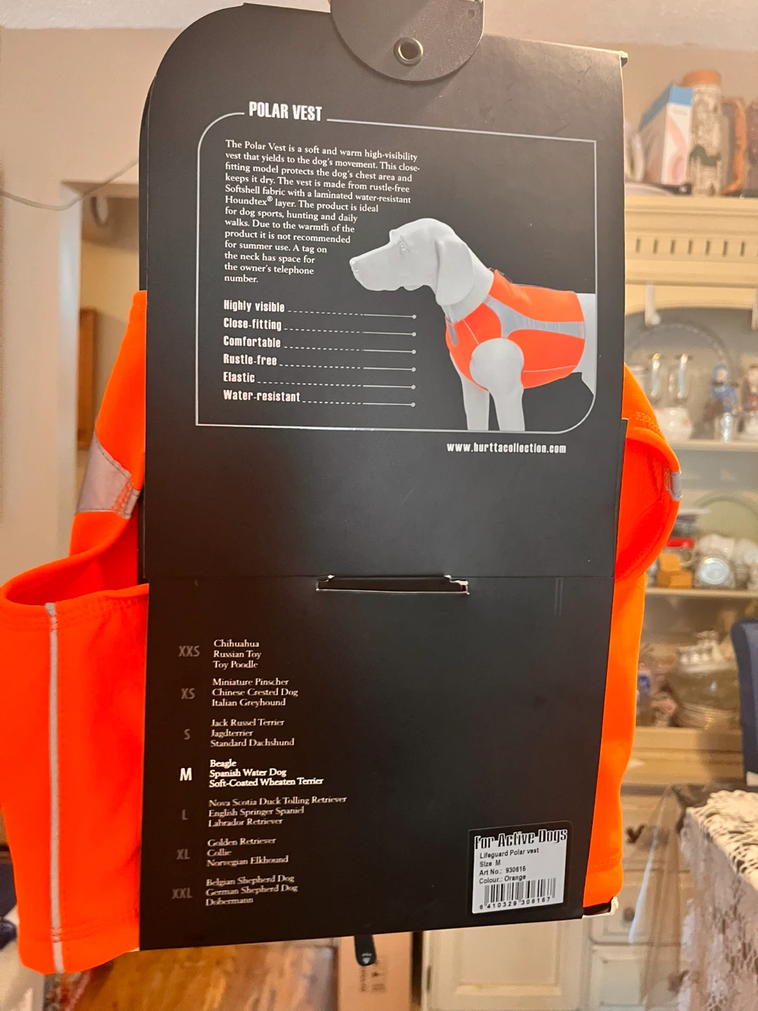 Lifeguard Polar Vest for Dogs - Orange, Size M - photo 2