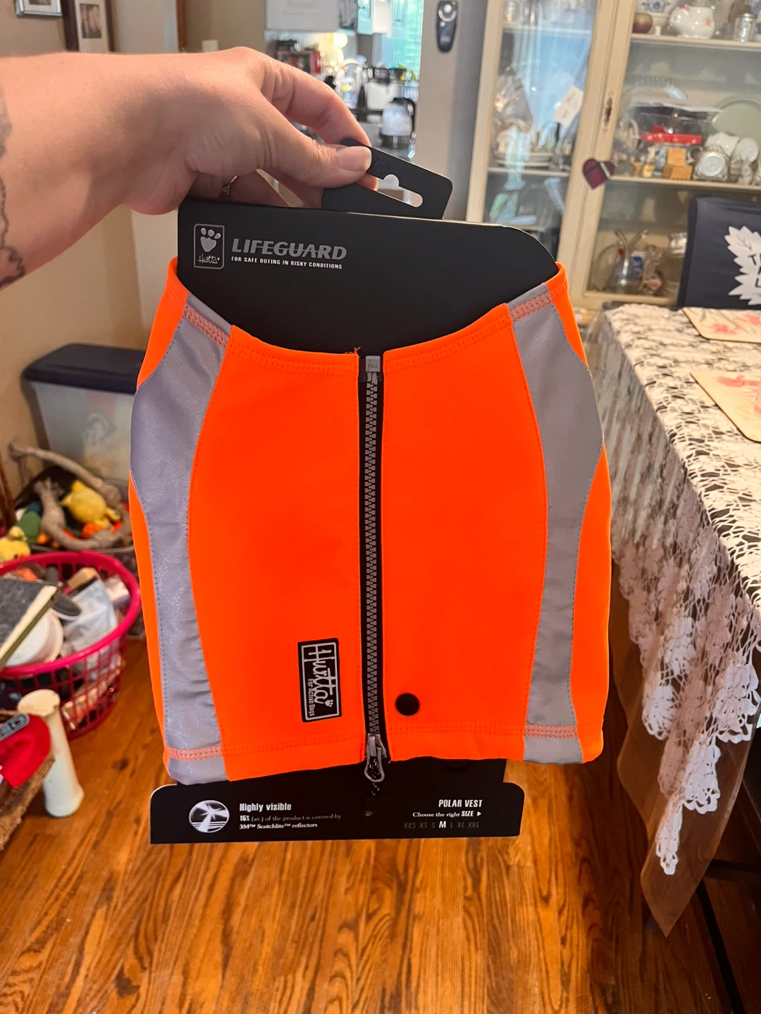 Lifeguard Polar Vest for Dogs - Orange, Size M - photo 3