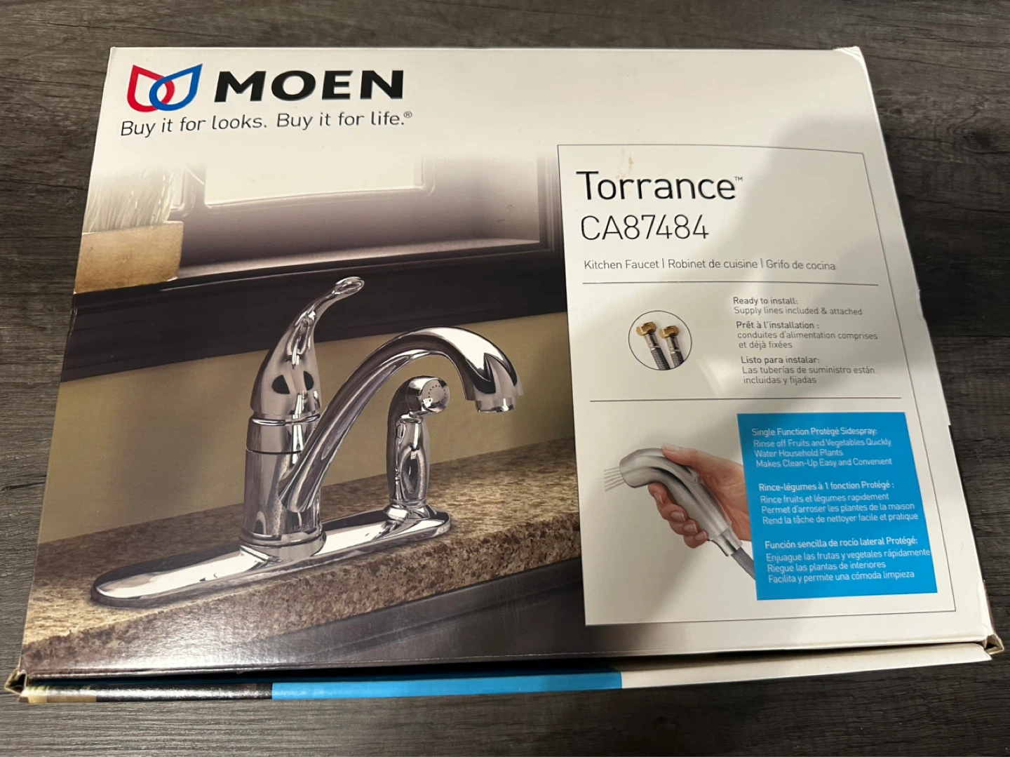 MOEN Torrance CA87484 Single-Handle Kitchen Faucet