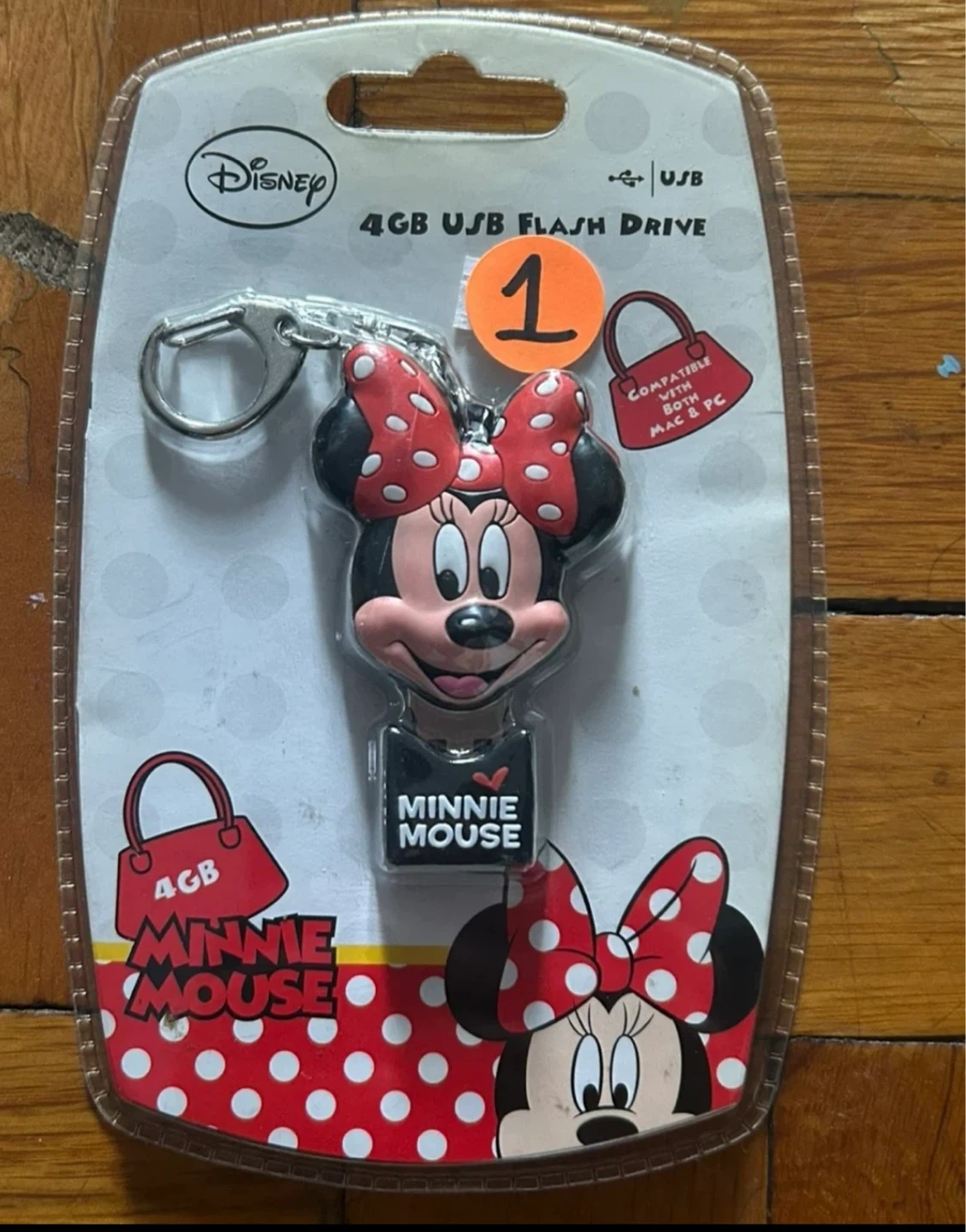 Disney Minnie Mouse 4GB USB Flash Drive ⚽️