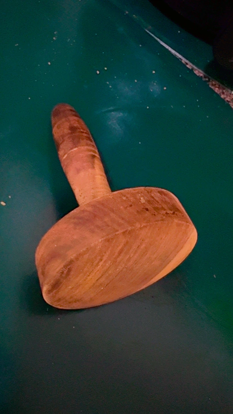 ⚽ Wooden Meat Tenderizer/Press - photo 2