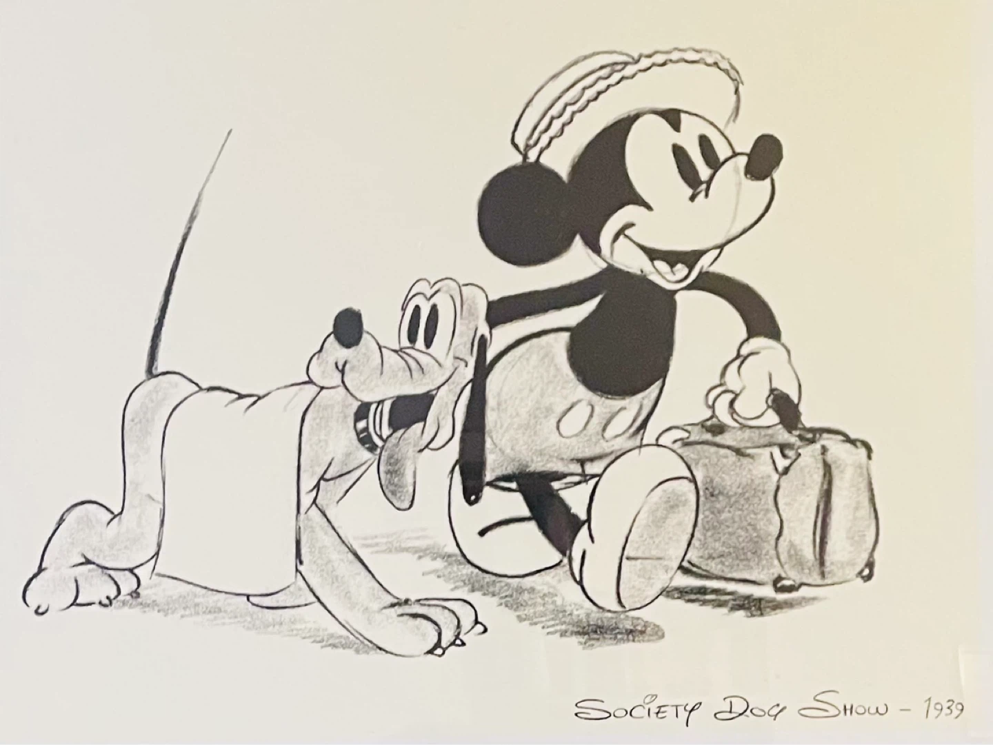 Framed MICKEY MOUSE Silkscreen Lithograph, Limited Edition - photo 2