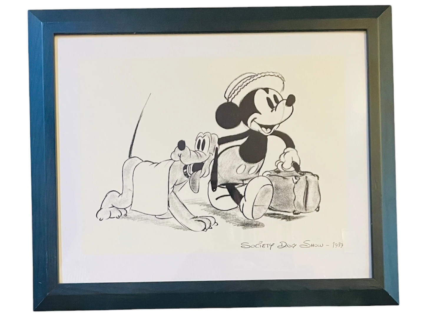 Framed MICKEY MOUSE Silkscreen Lithograph, Limited Edition