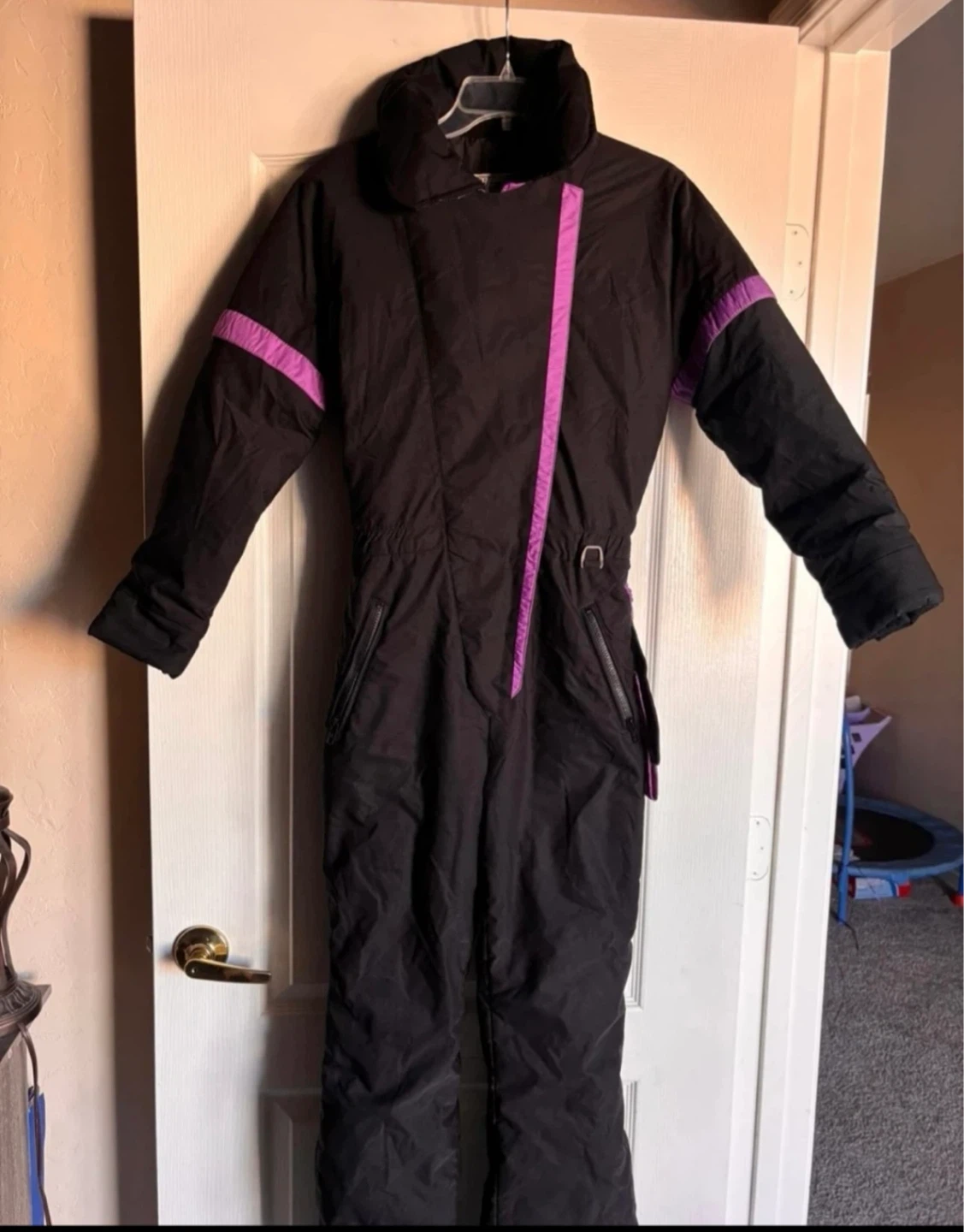 Dilrani Designs Snowsuit Ski Suit Black Purple⚽️ - photo 2