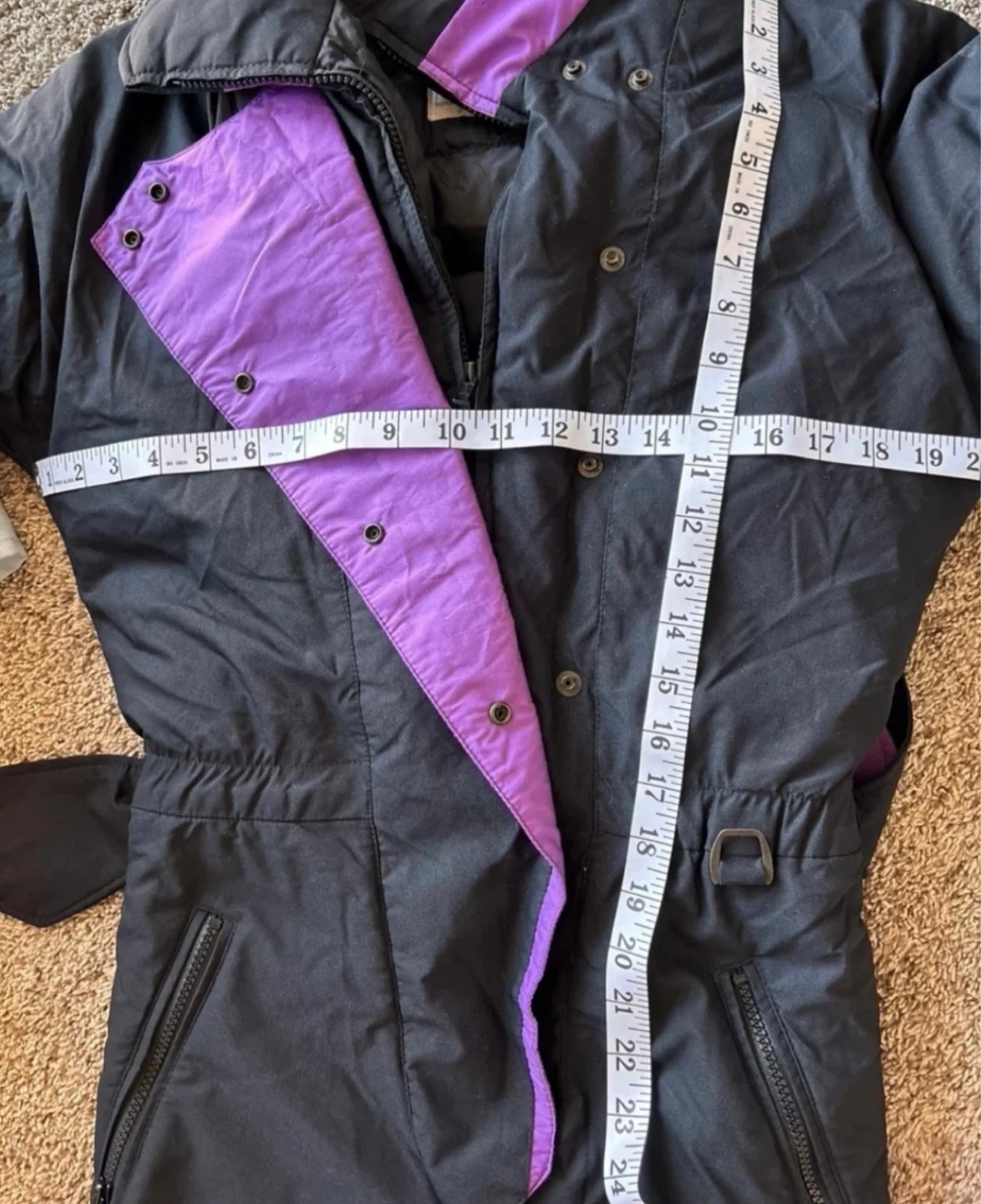 Dilrani Designs Snowsuit Ski Suit Black Purple⚽️ - photo 5