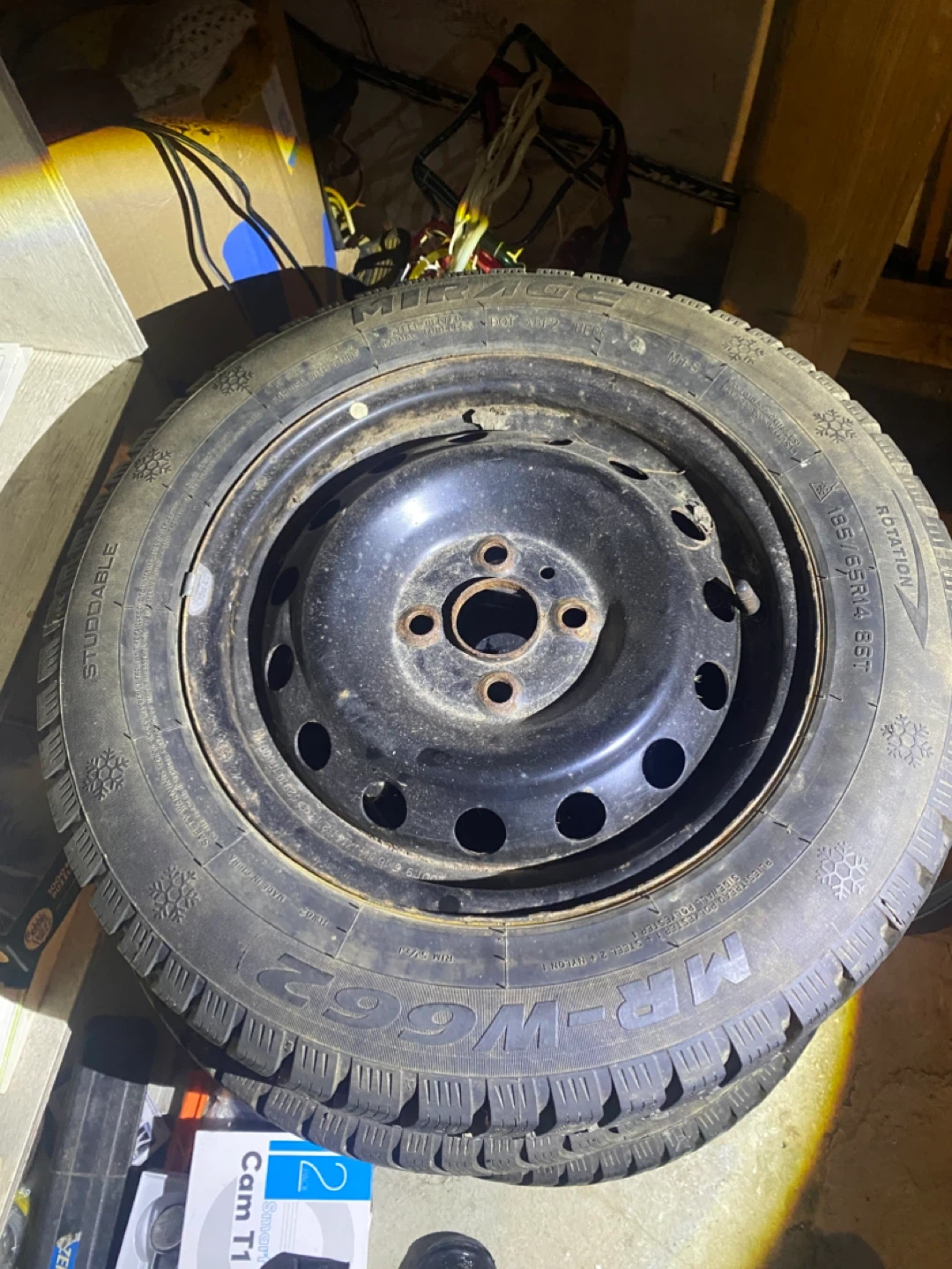 R14 Winter Tires on Steel Rims Set of 4 - photo 2