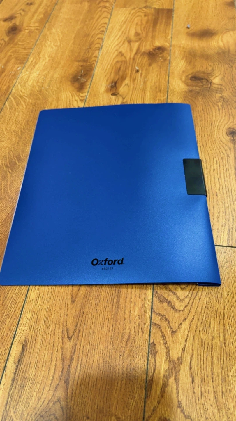 ⚽ Oxford Blue Document Folder