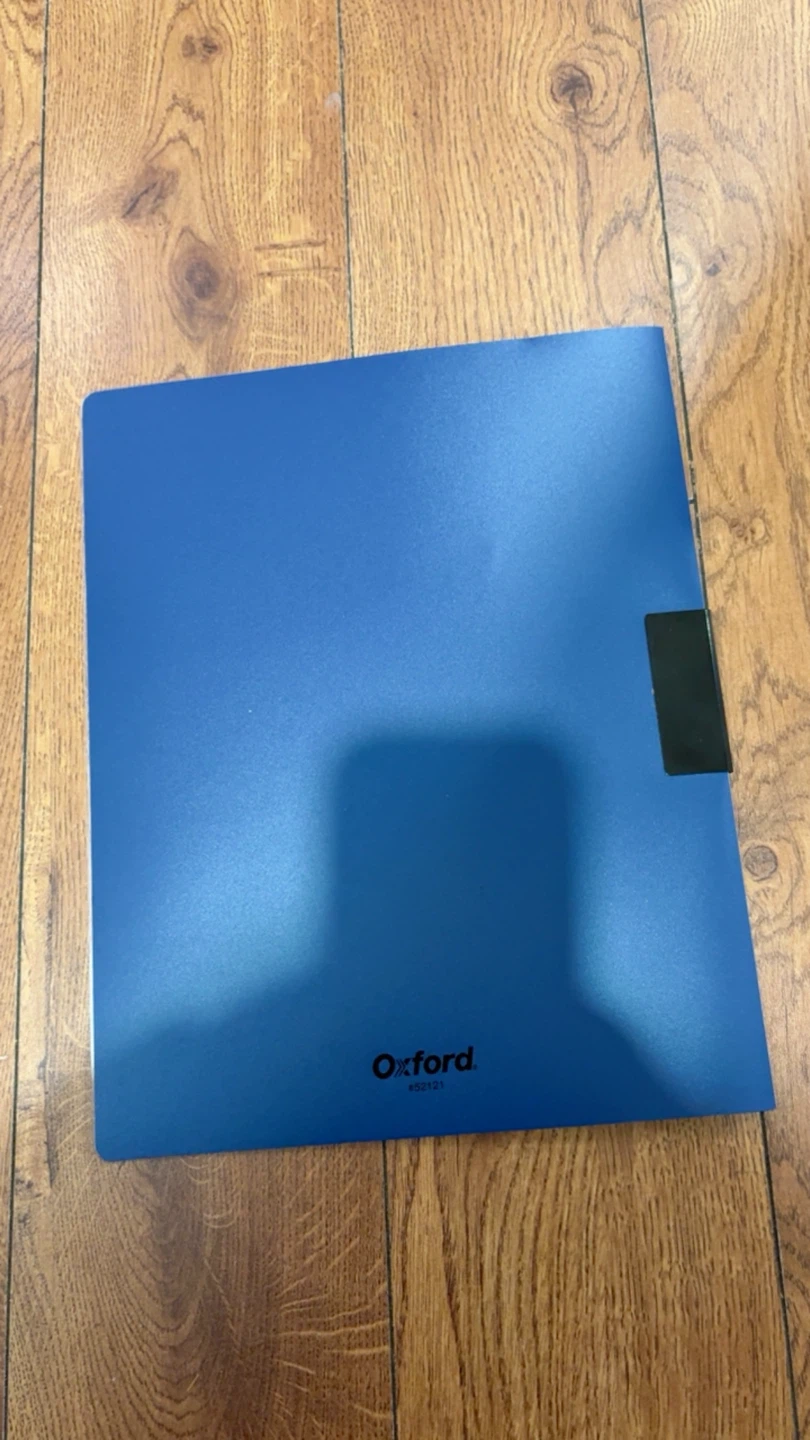⚽ Oxford Blue Document Folder - photo 2