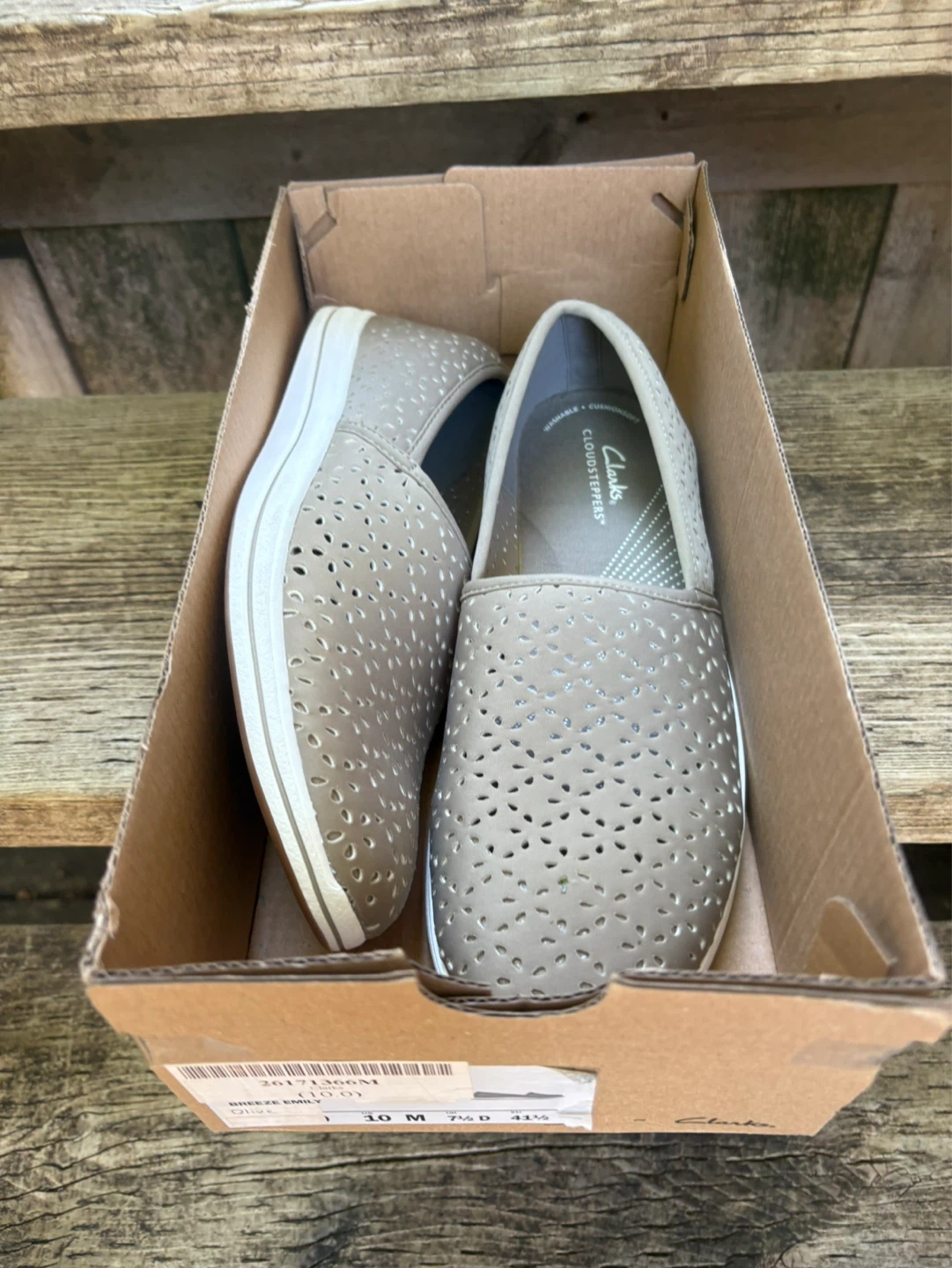 Clarks Breeze Emily Perforated Slip-On Shoes - photo 2