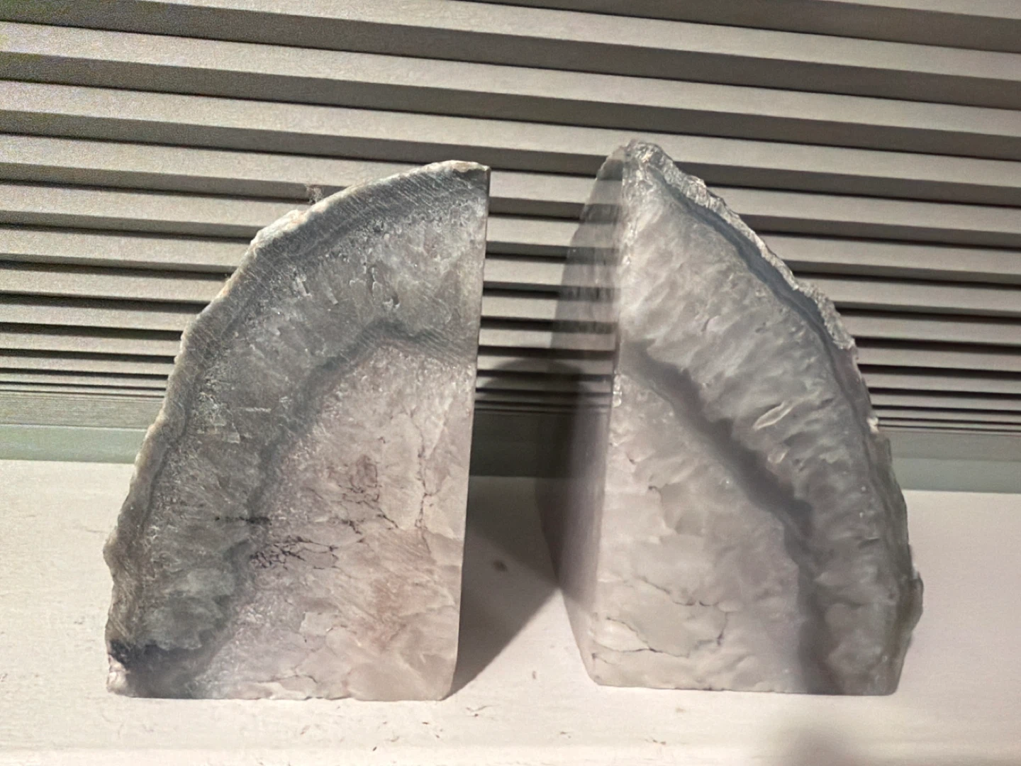 Natural Geode Bookends⚽️ - photo 3