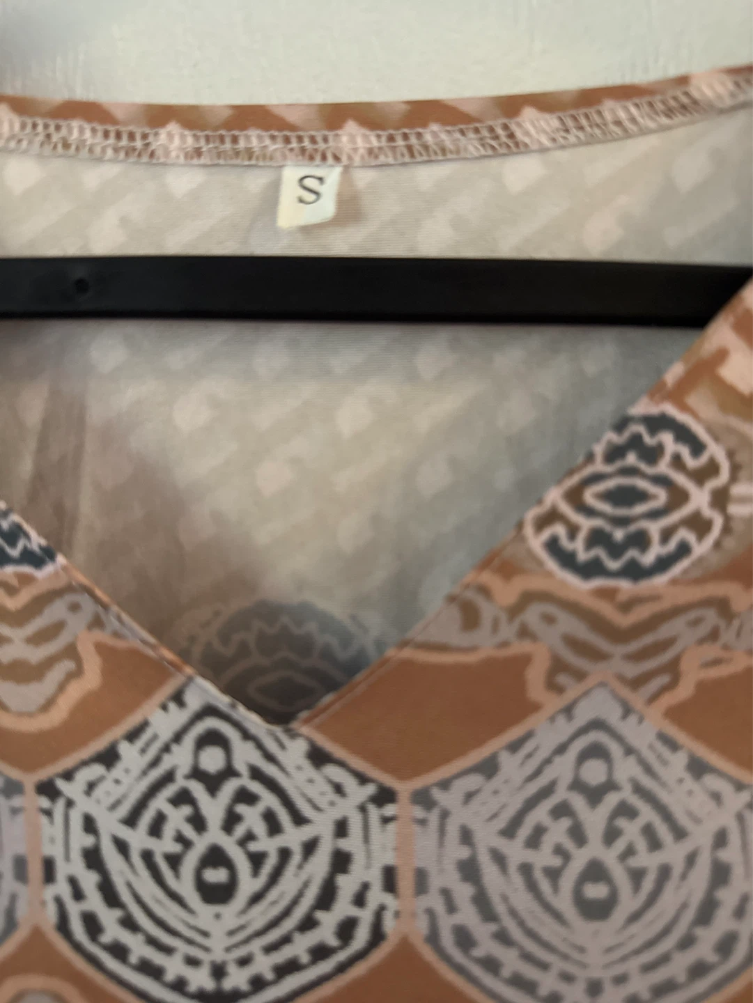 Women's Printed Dress - Size S - photo 3