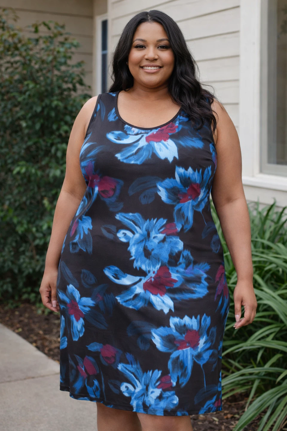 Shein Curve Floral Dress