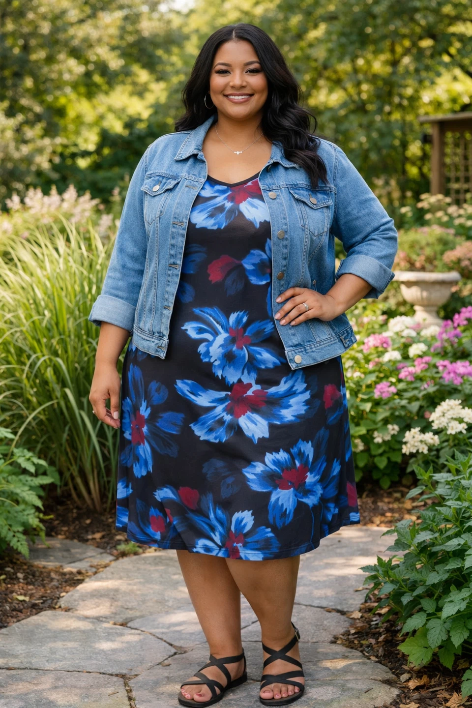 Shein Curve Floral Dress - photo 2