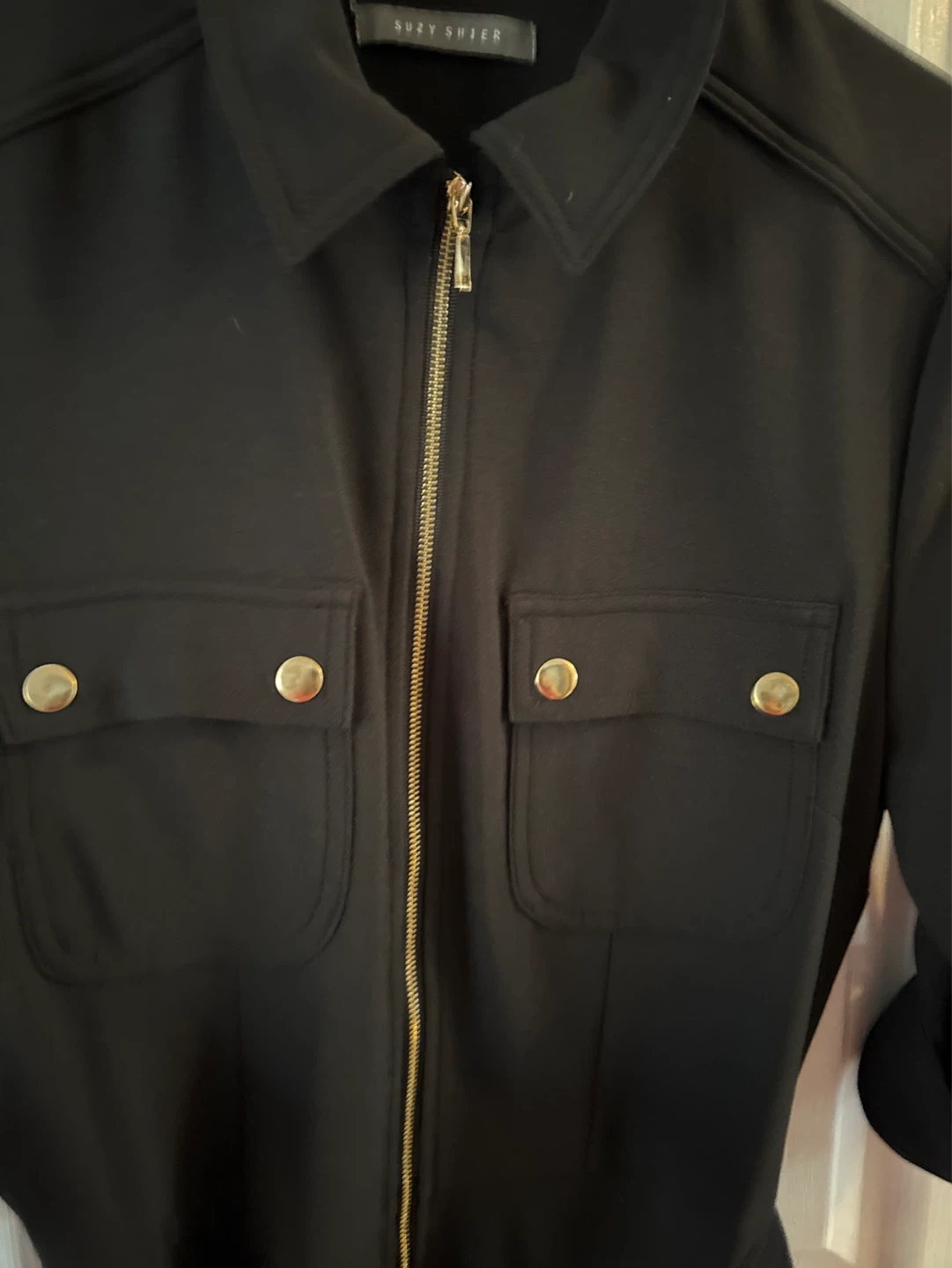 Suzy Shier Black Utility Dress - photo 3
