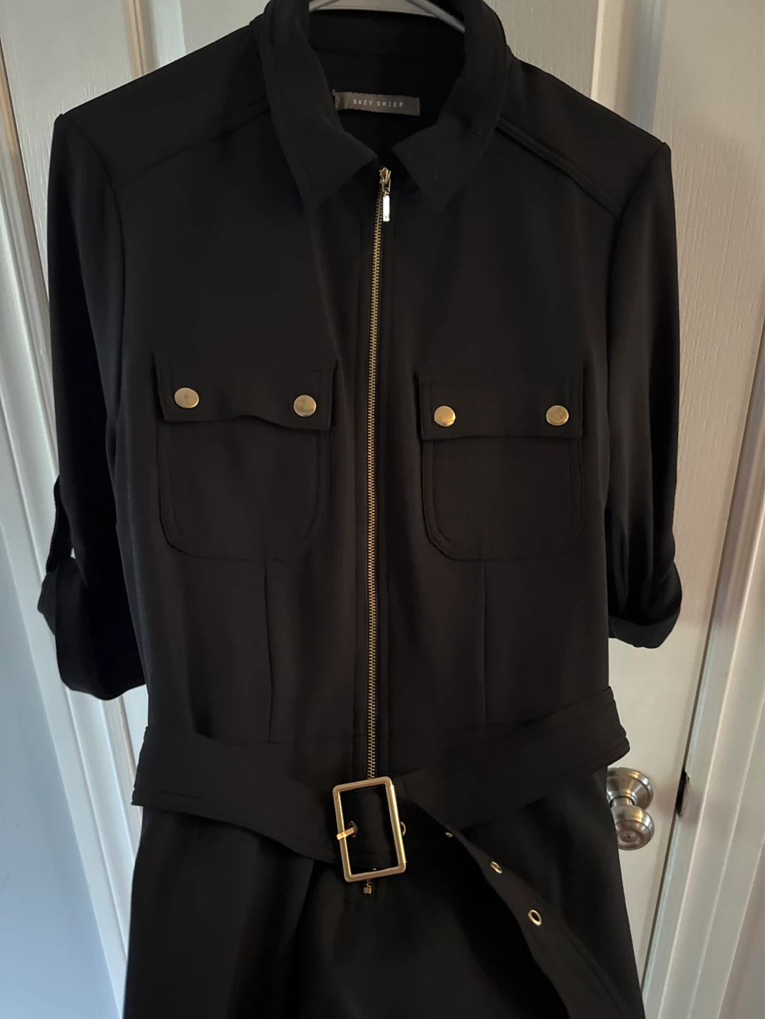 Suzy Shier Black Utility Dress - photo 2