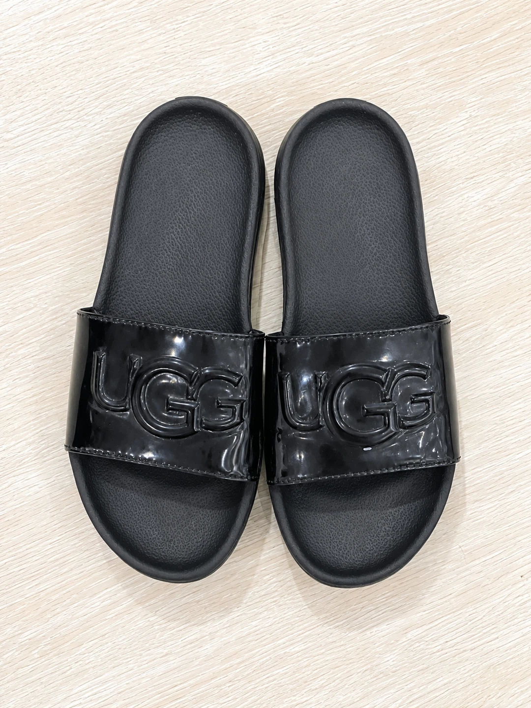 UGG Black Slides - Size 7