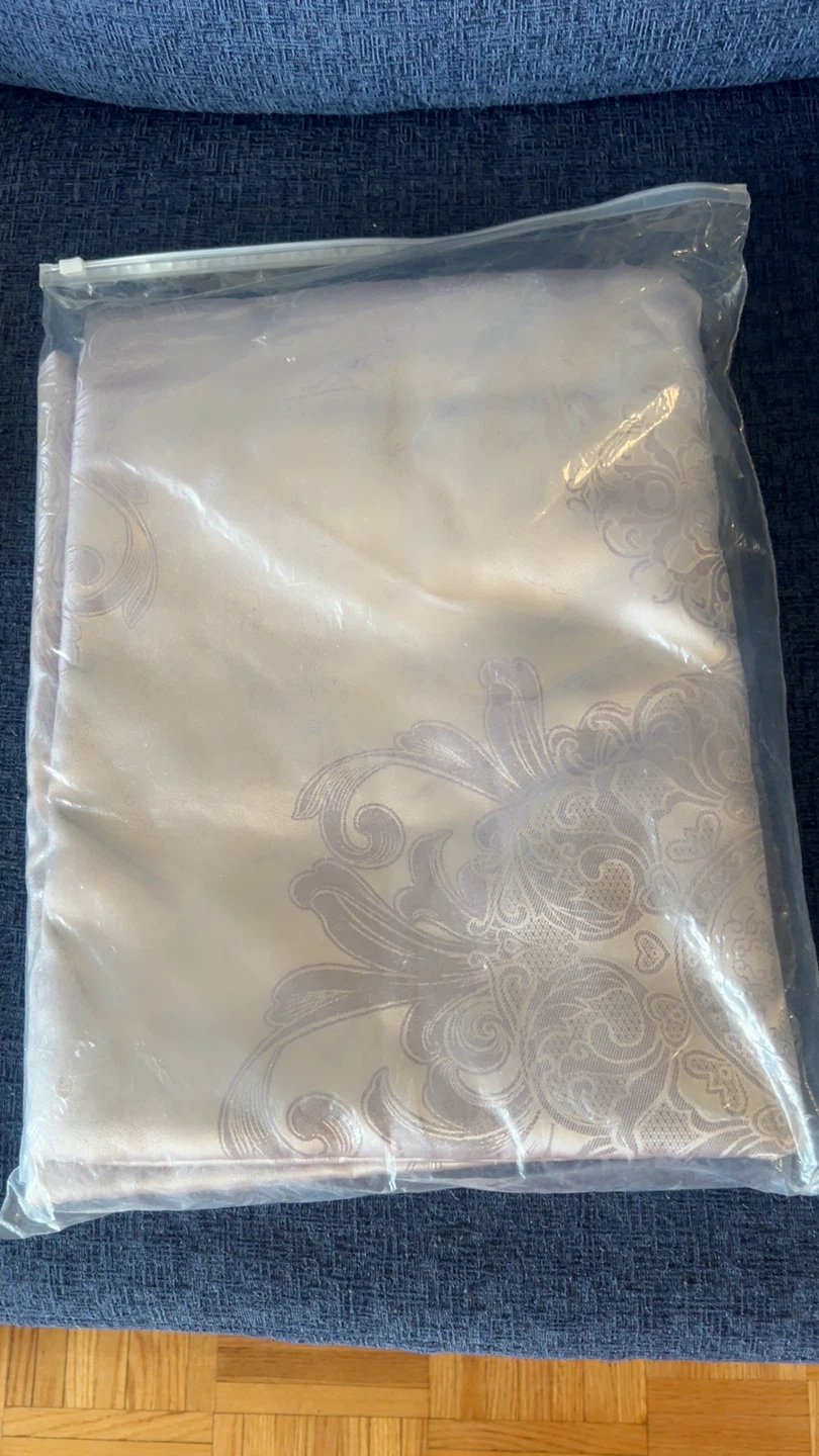Satin bedsheet