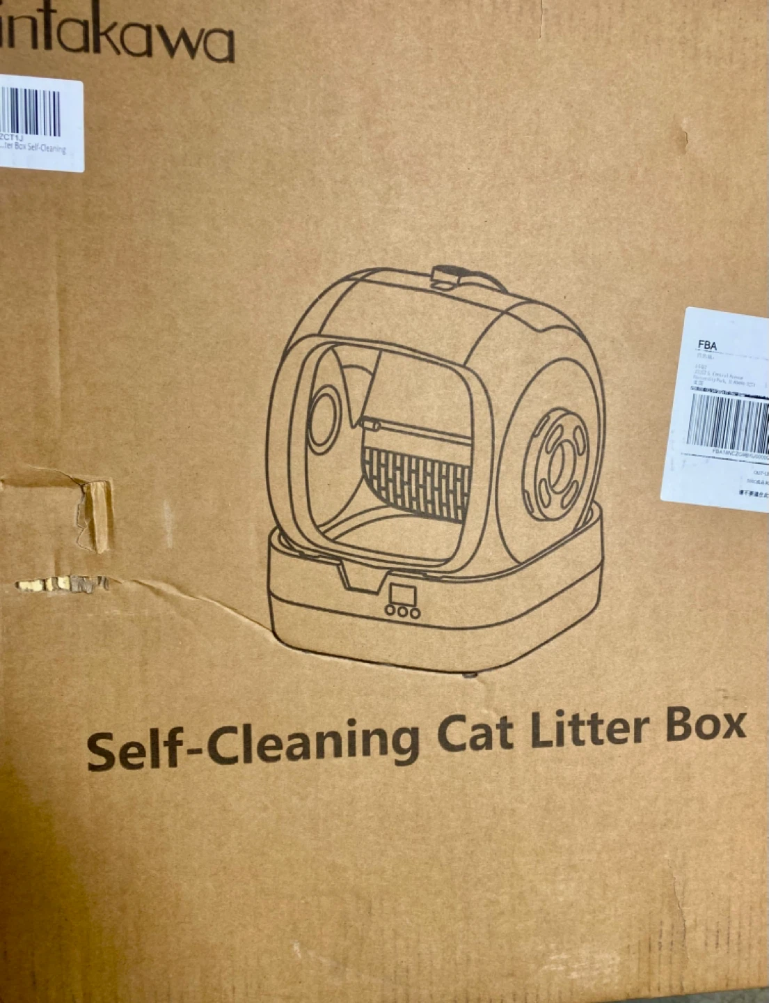 Mintakawa Self-Cleaning Cat Litter Box