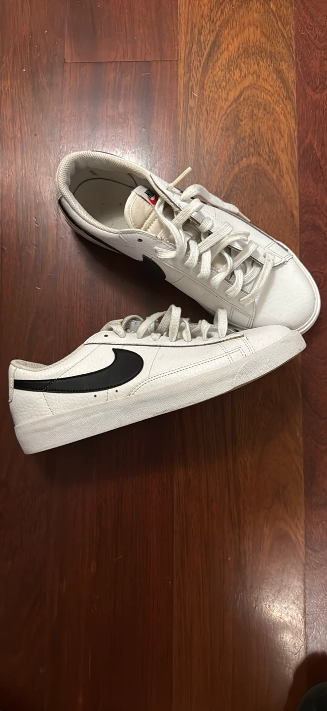 Nike Blazer Low White Black Sneakers - photo 2
