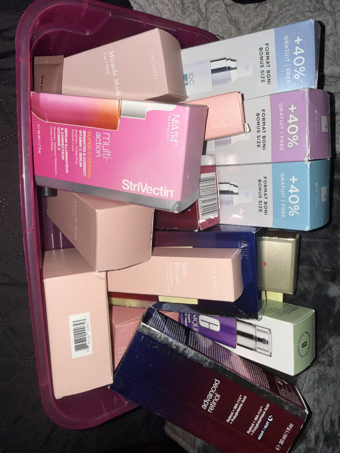 Assorted Skincare Lot - StriVectin, Vasanti, IDC, Nia114