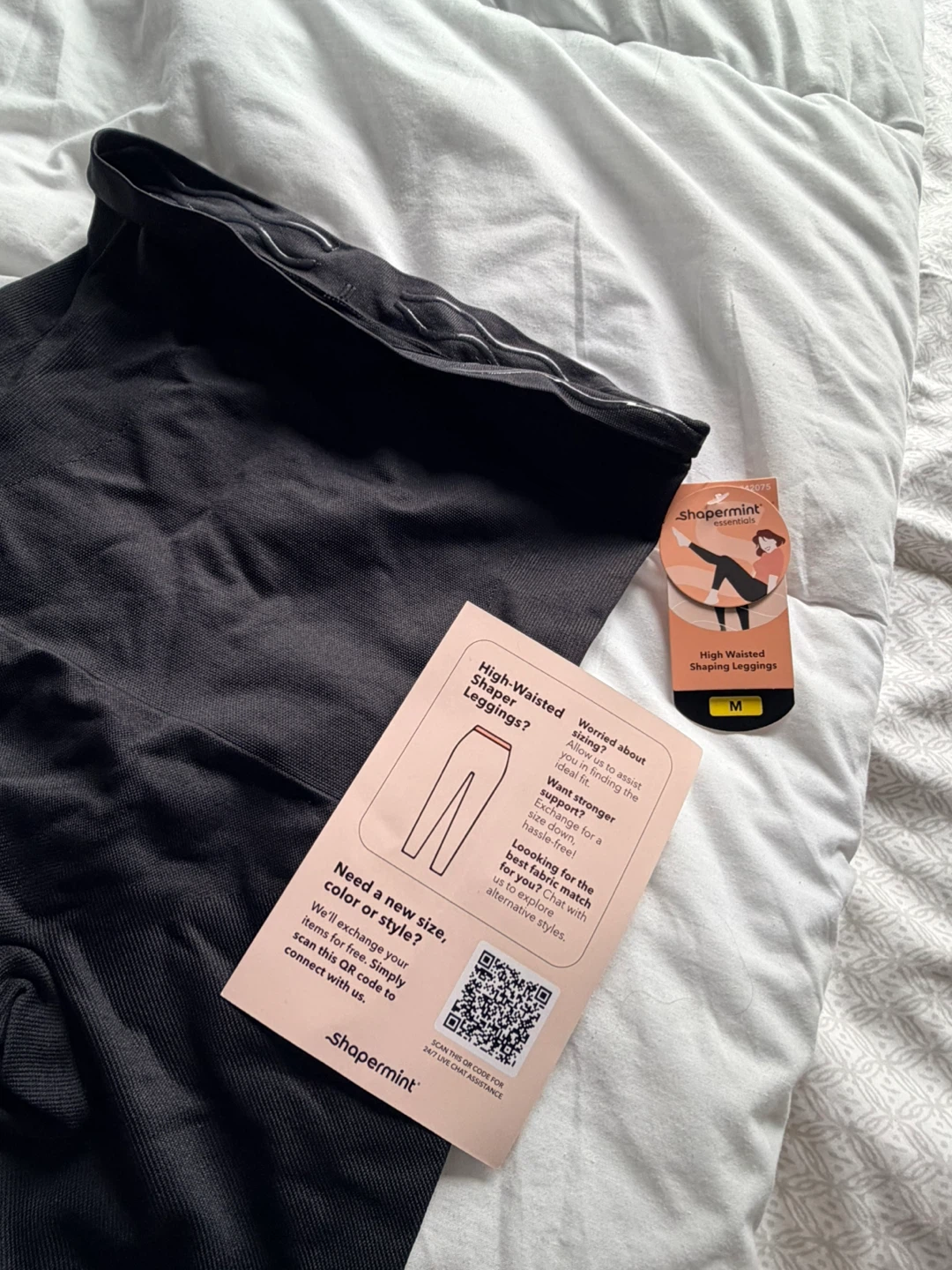 Shapermint High Waisted Shaping Leggings - Black - photo 2