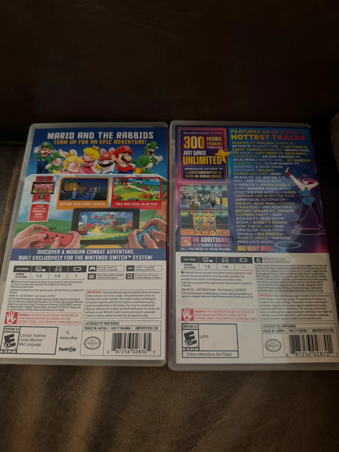 Switch Bundle: Mario + Rabbids Kingdom Battle & Just Dance⚽️ - photo 2
