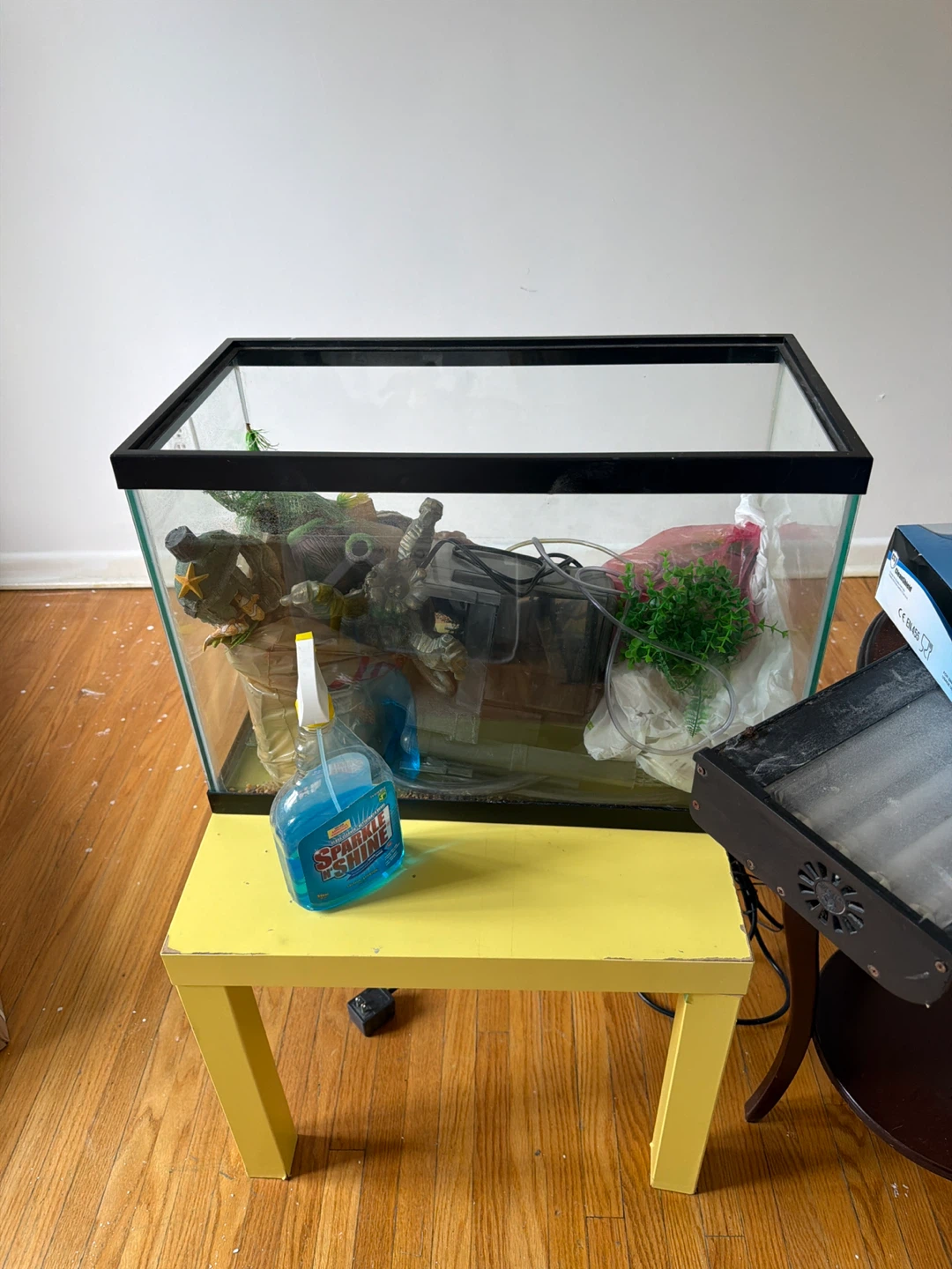 Aquarium Tank with Decorations