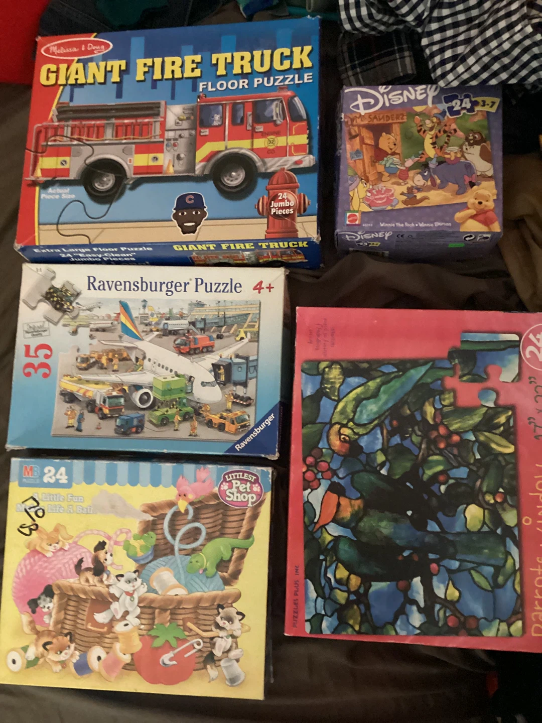 ⚽️ 5 Kids puzzles 24-35 pieces
