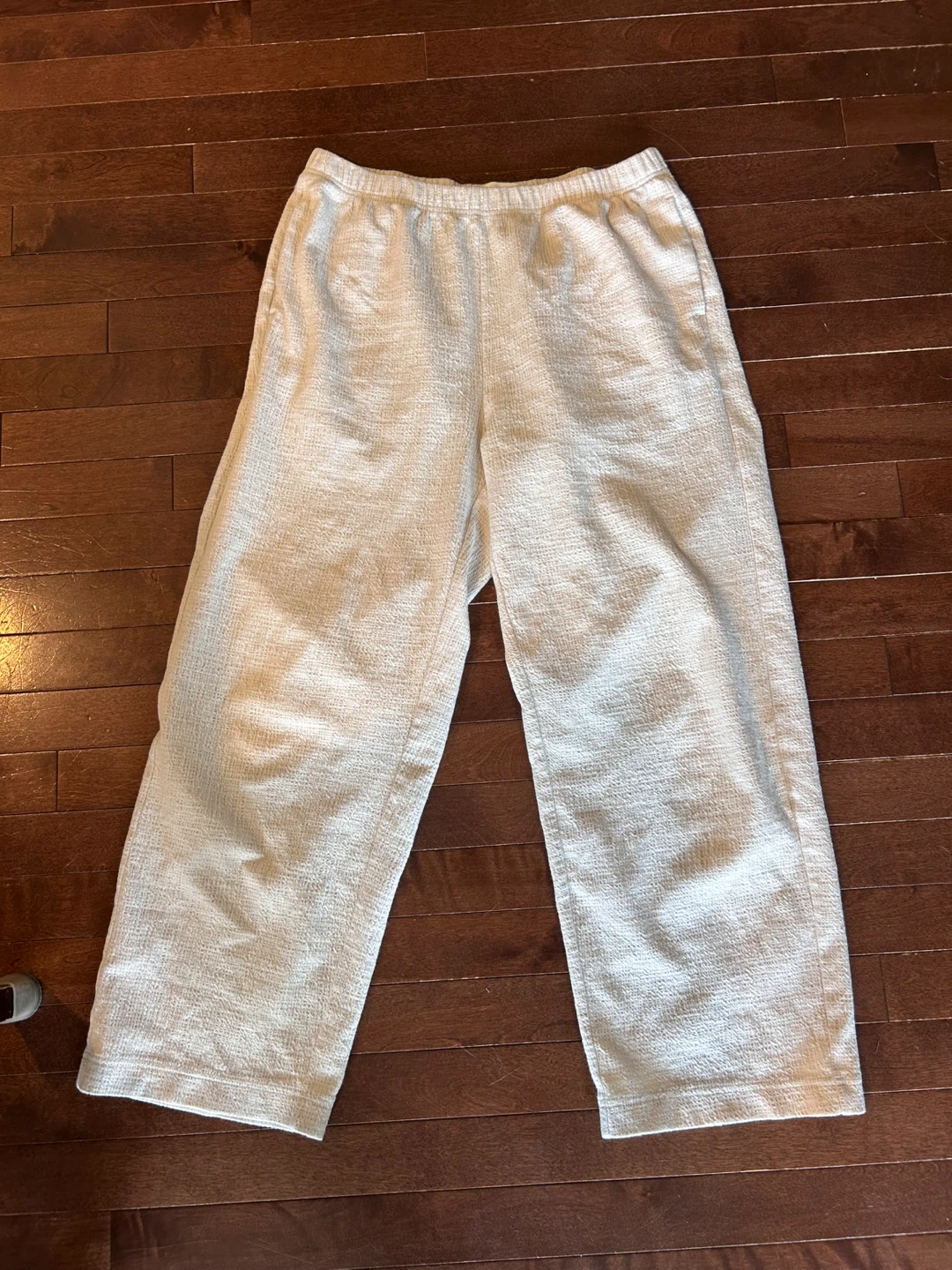 Size Medium Oak and Fort Elastic Waist Pant in Oatmeal Colour