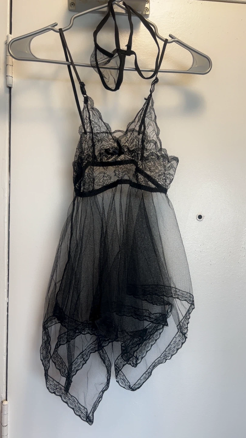 Black Lace and pink Lingerie with bras - photo 2