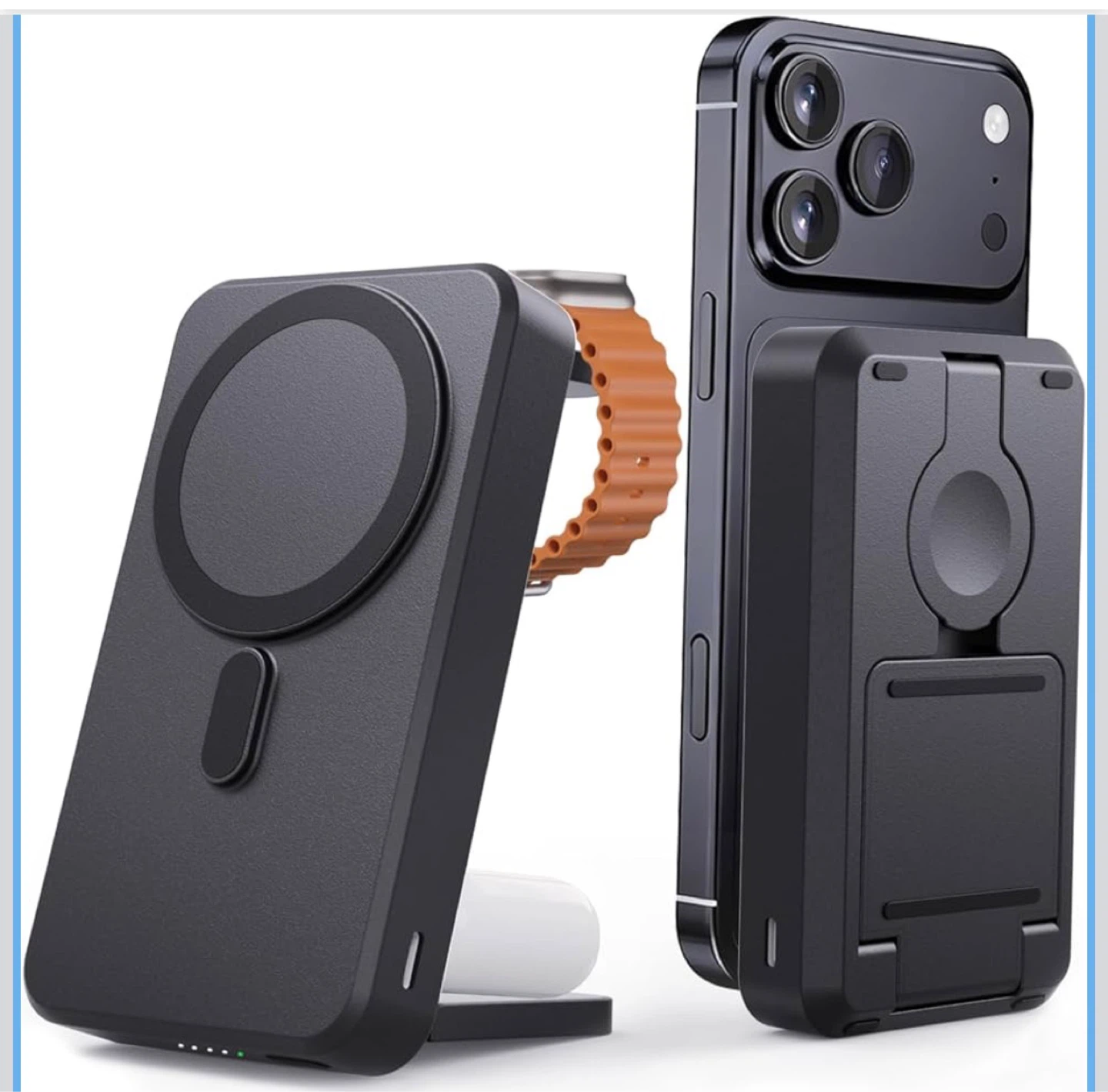 5-in-1 Magnetic Power Bank Charging Station 10000mAh