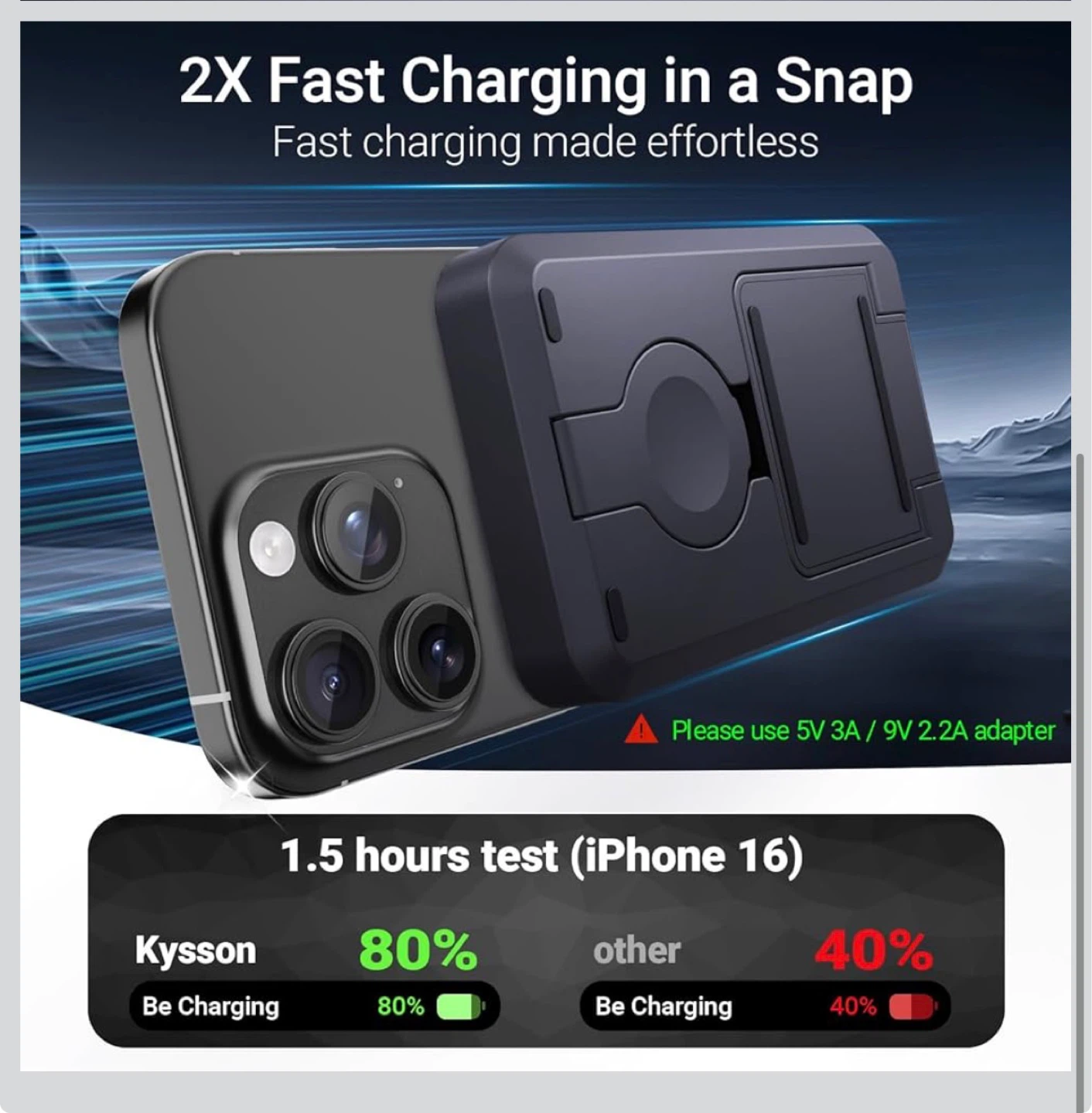 5-in-1 Magnetic Power Bank Charging Station 10000mAh - photo 4