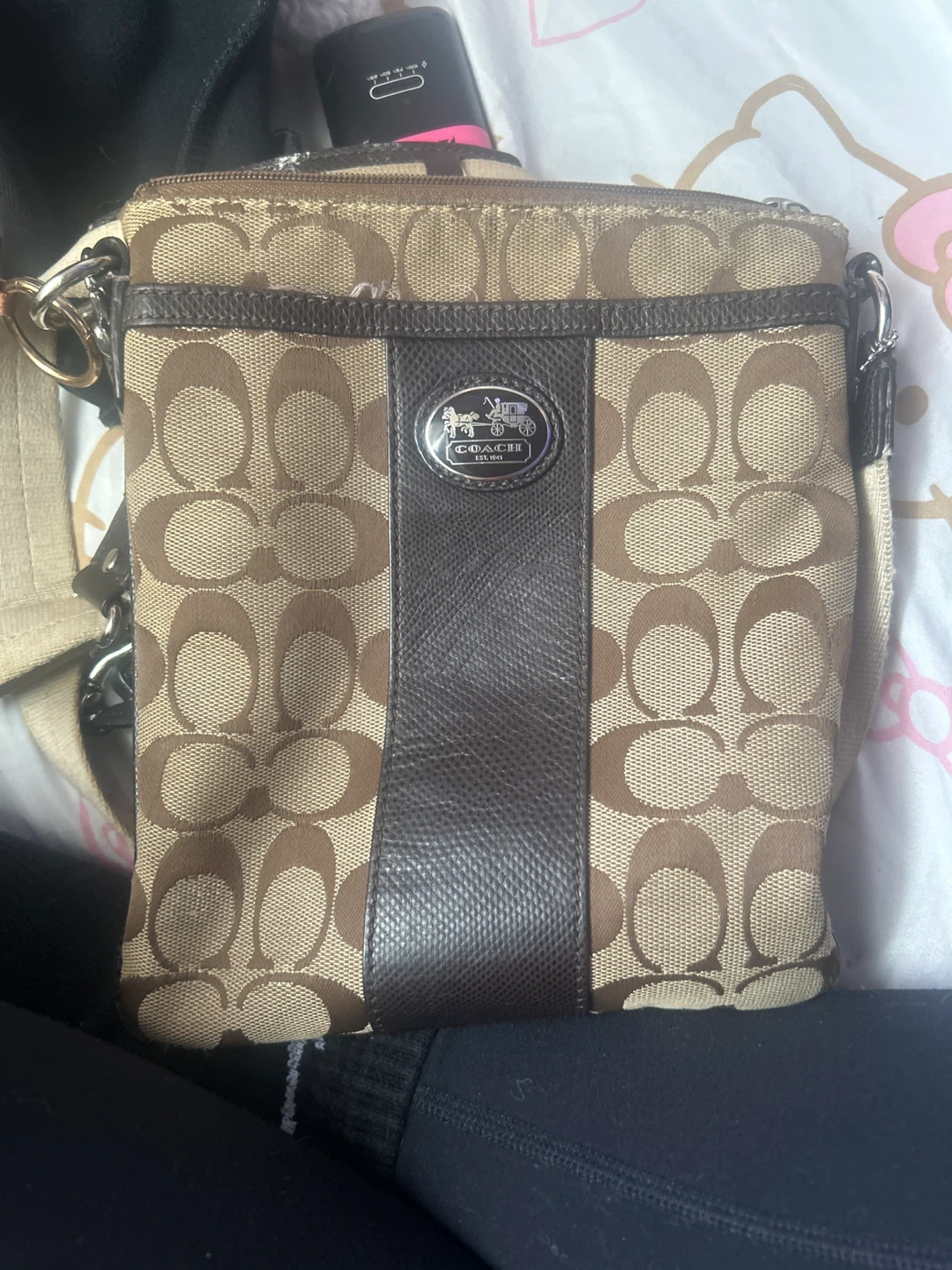 Coach Signature Canvas Crossbody Bag