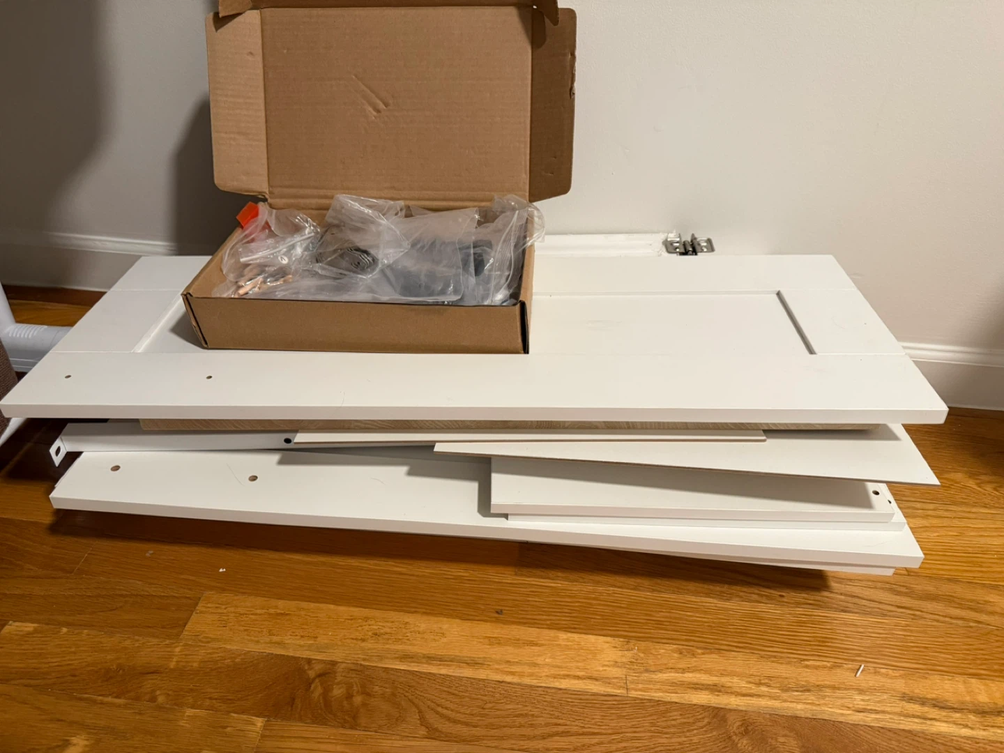 Brand New White Wall-Mounted Cabinet, Open Box - photo 4