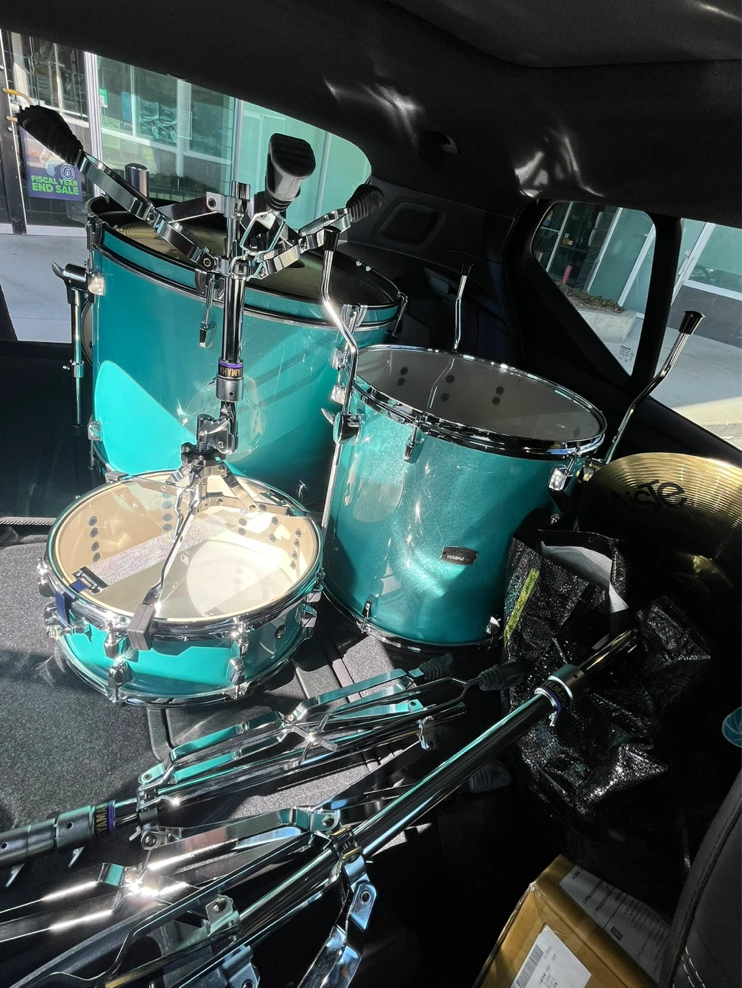 Pearl Drum Set - Turquoise Glitter - photo 5