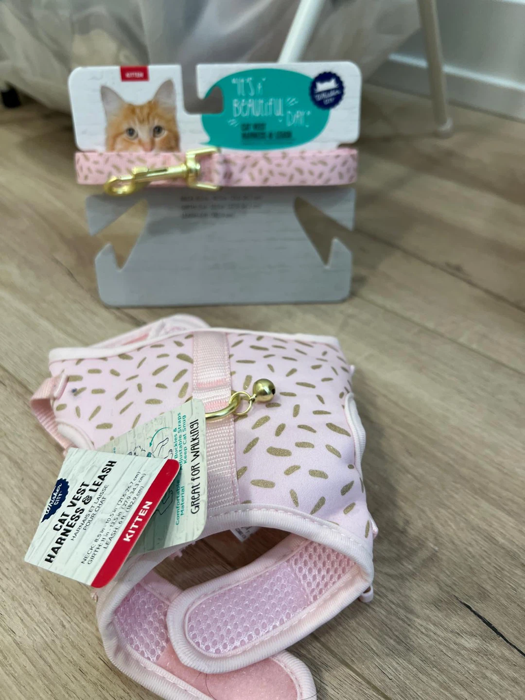 ⚽️Whisker City Cat Vest Harness & Leash Set - Kitten