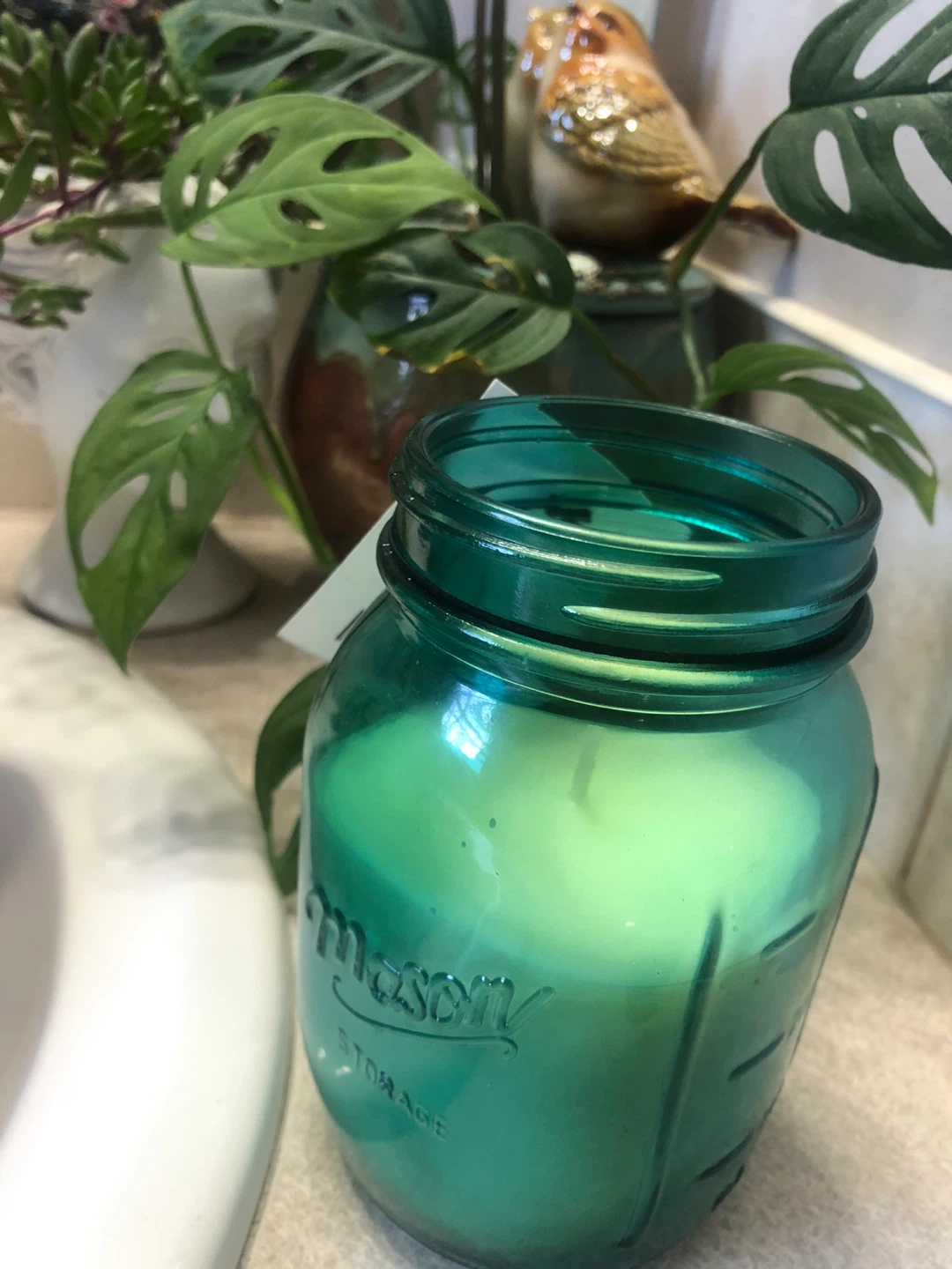 ⚽️ NEW Mason Storage Jar Candle from Homesense - photo 2