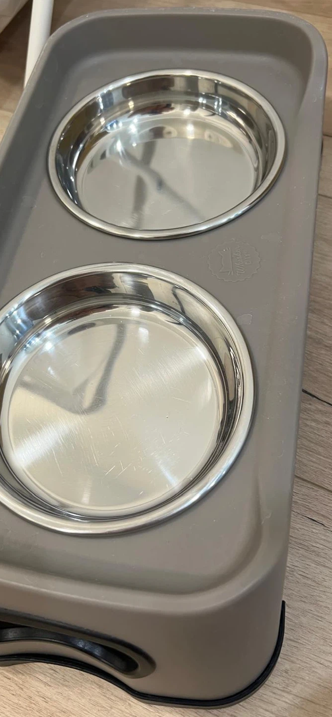 ⚽️Whisker City Double Stainless Steel Pet Bowls