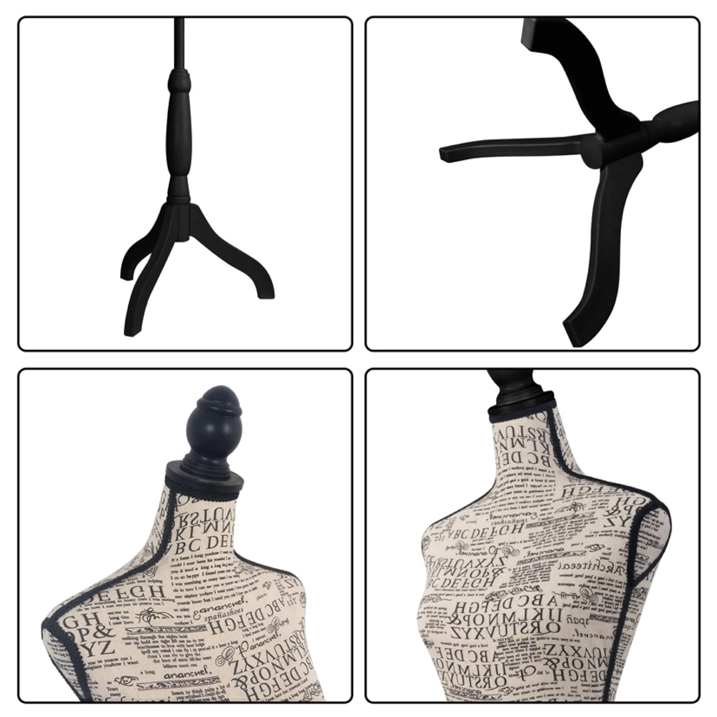 Female Dress Form Mannequin Torso Body - photo 3