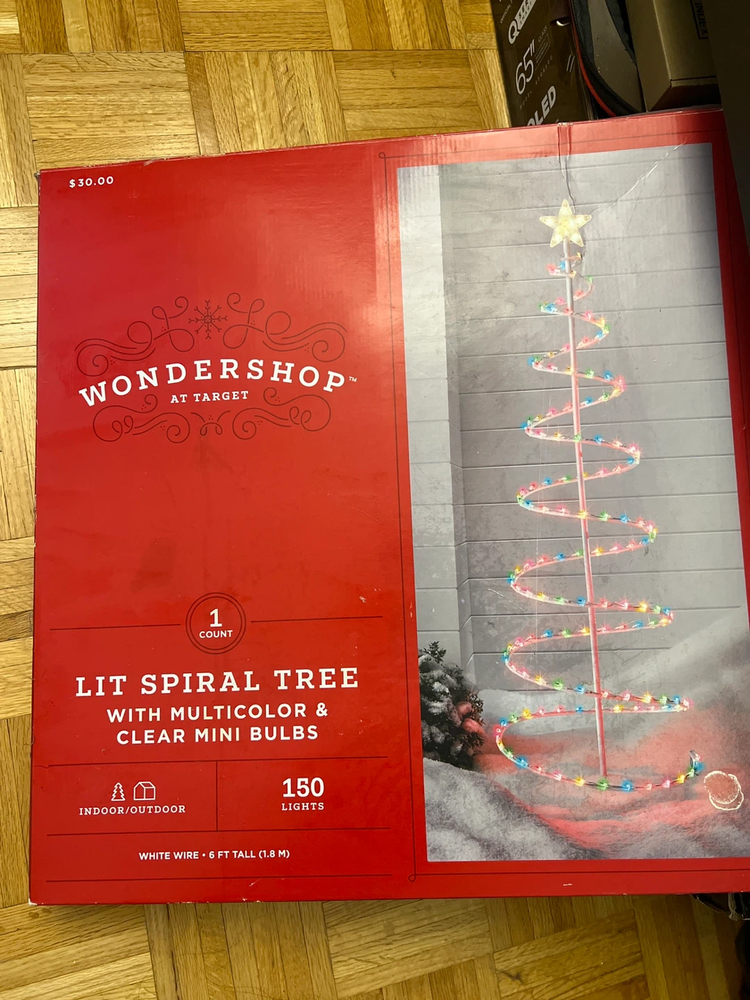 WonderShop Lit Spiral Tree 6 FT