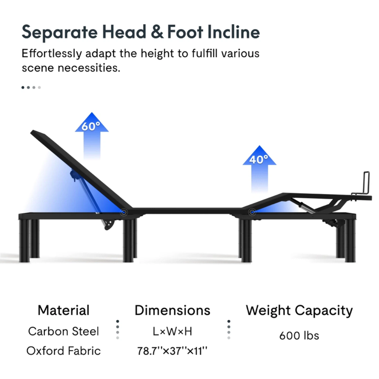 FLEXISPOT S2E Adjustable Bed Frame Base Twin XL - photo 3