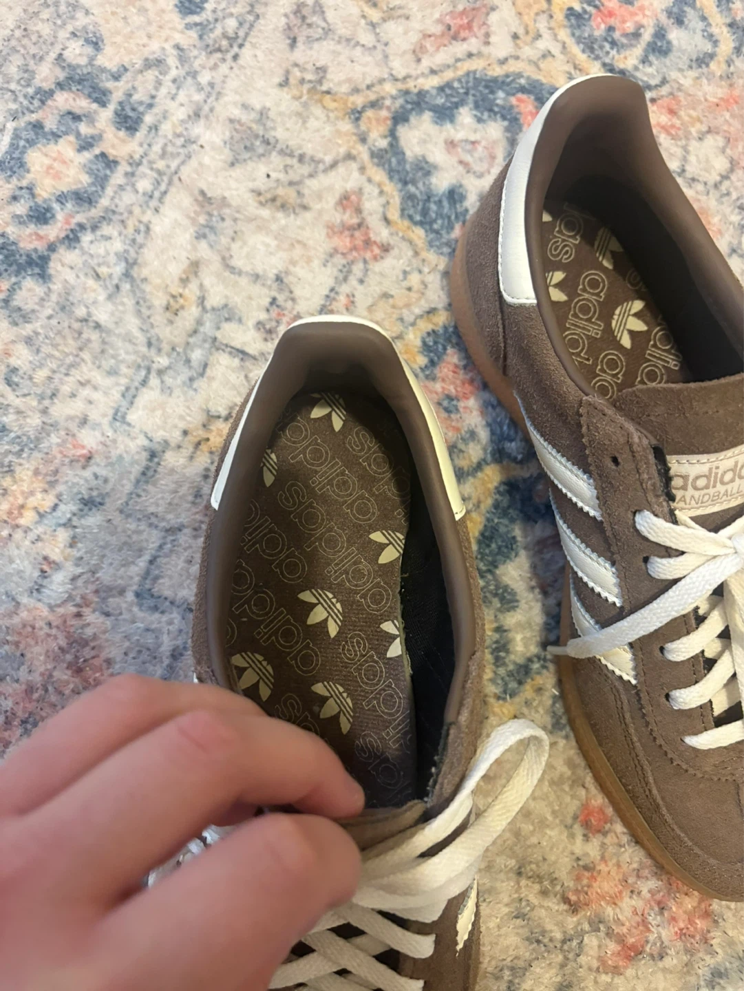 Adidas Handball Spezial Brown Suede Sneakers - photo 3