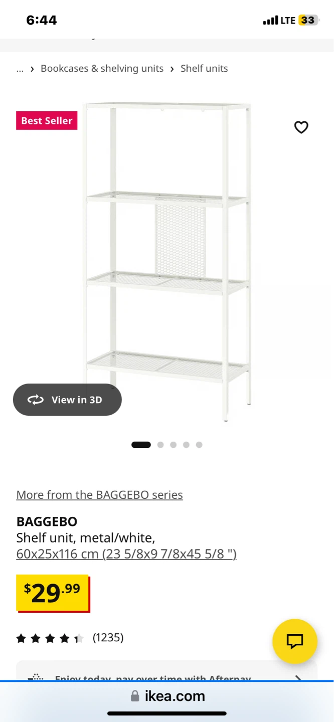 IKEA BAGGEBO Shelf Unit